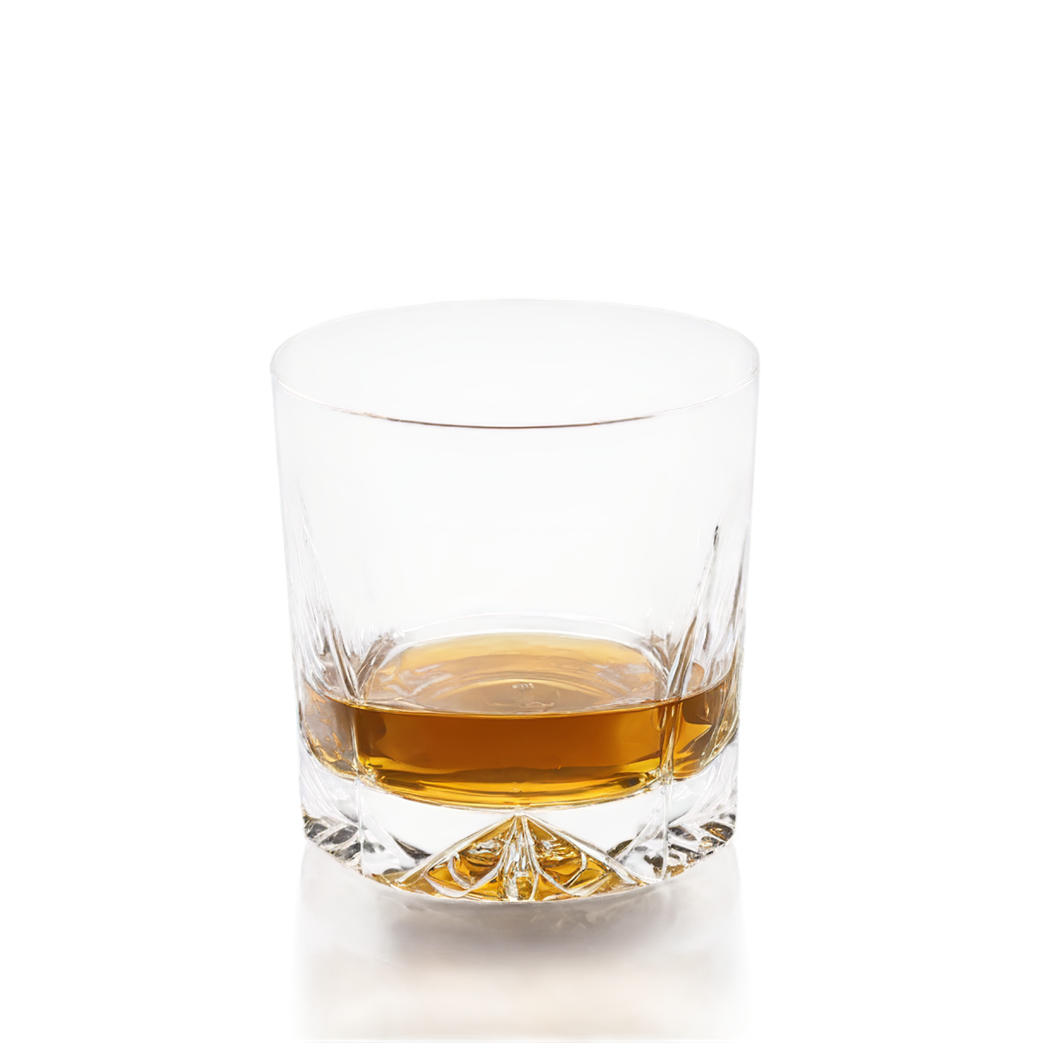 Glass of whiskey beverage isolated on transparent background #2483