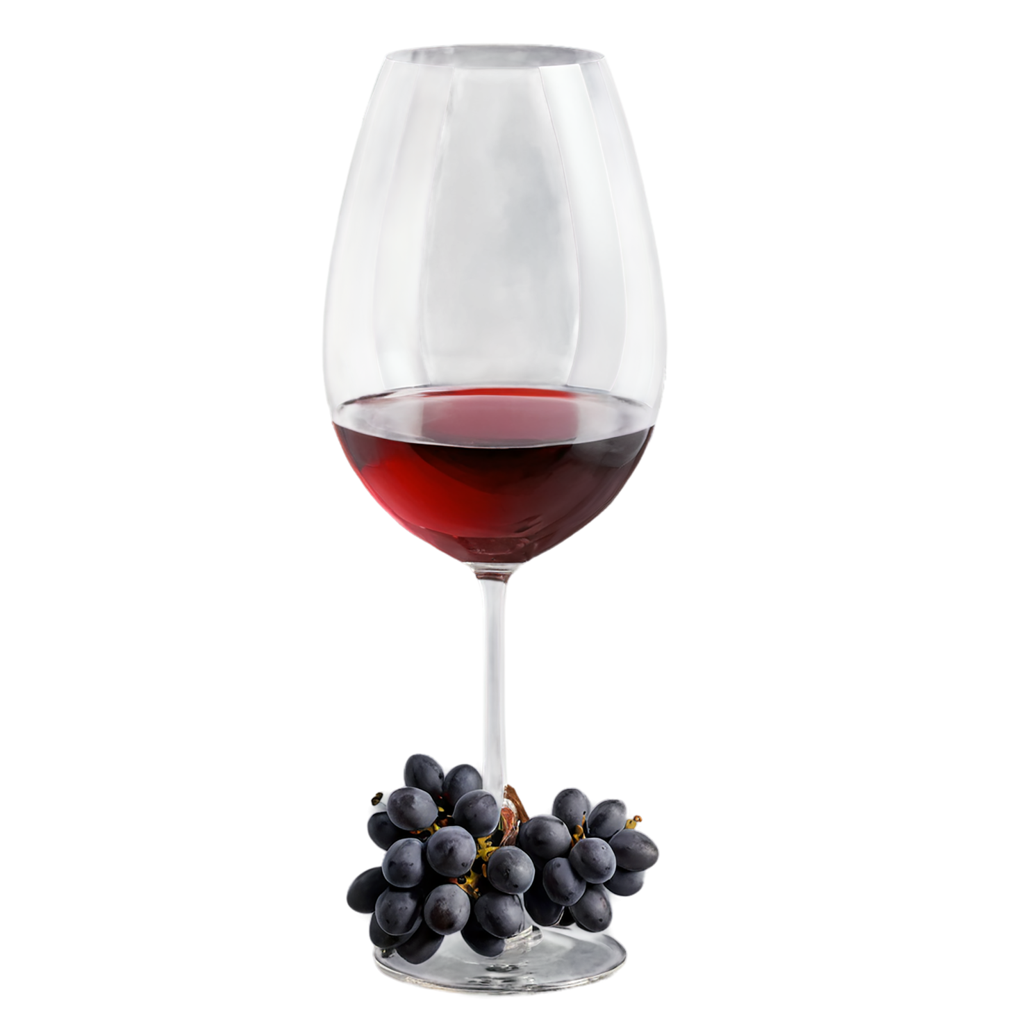 Glass of Wine beverage isolated on transparent background #2510