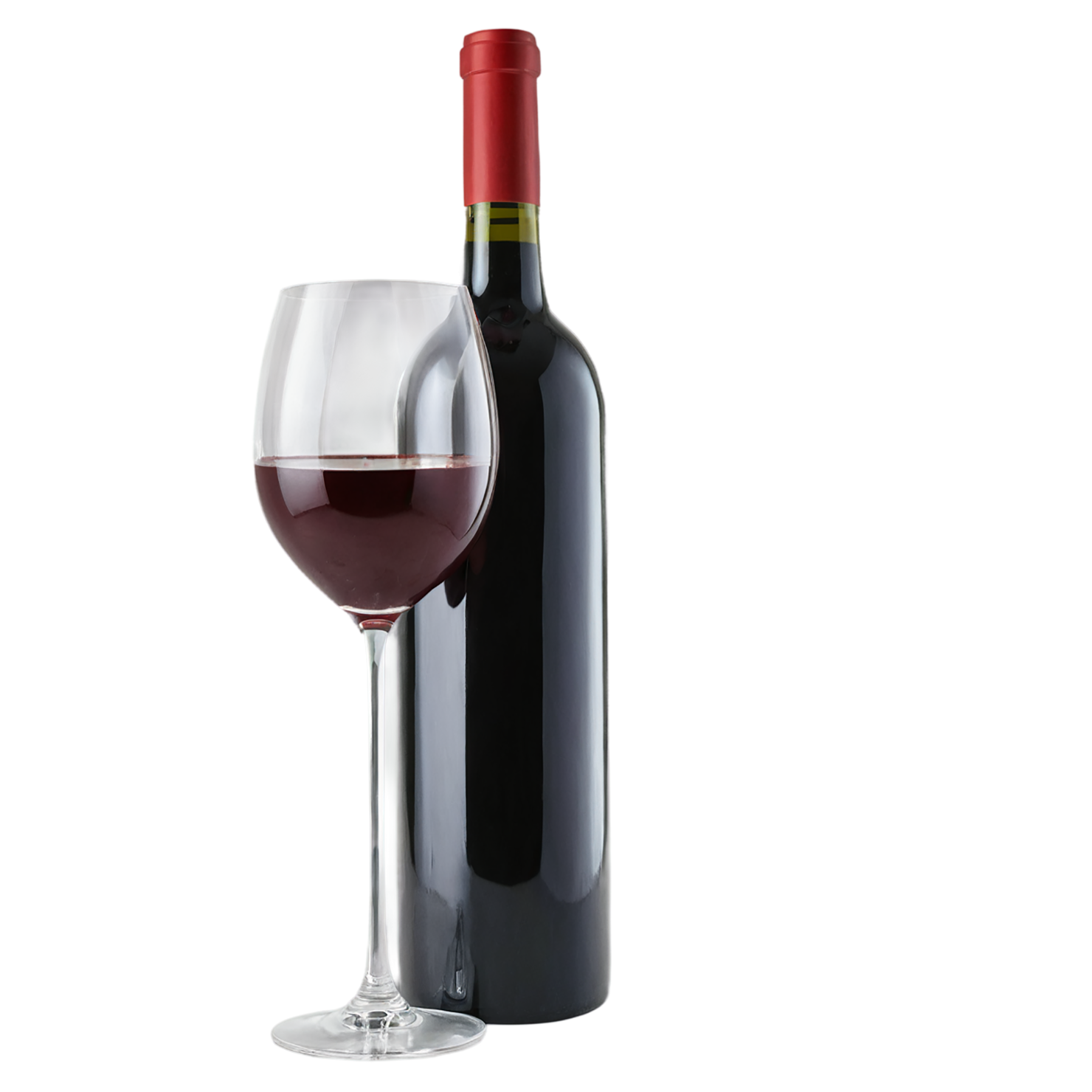 Glass of Wine beverage isolated on transparent background #2514