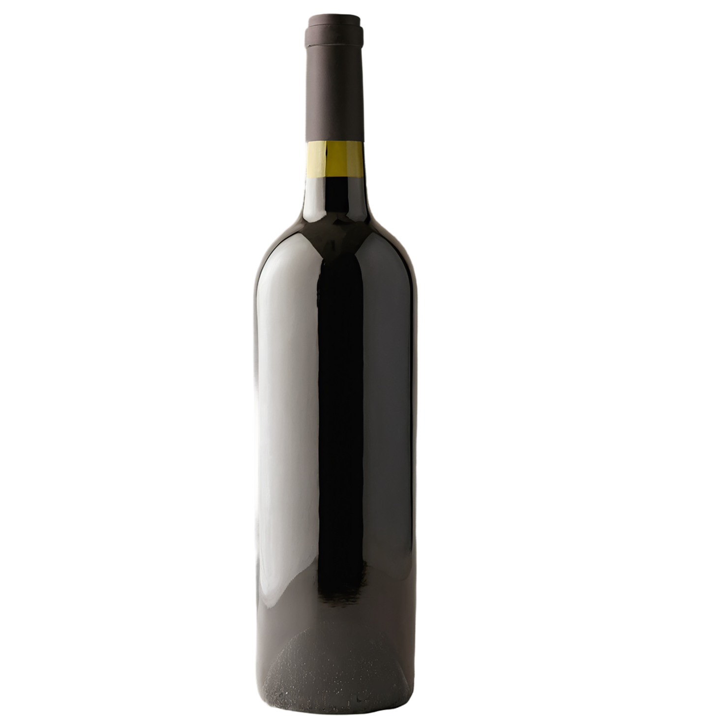 Glass bottle of Wine beverage isolated on transparent background #2518