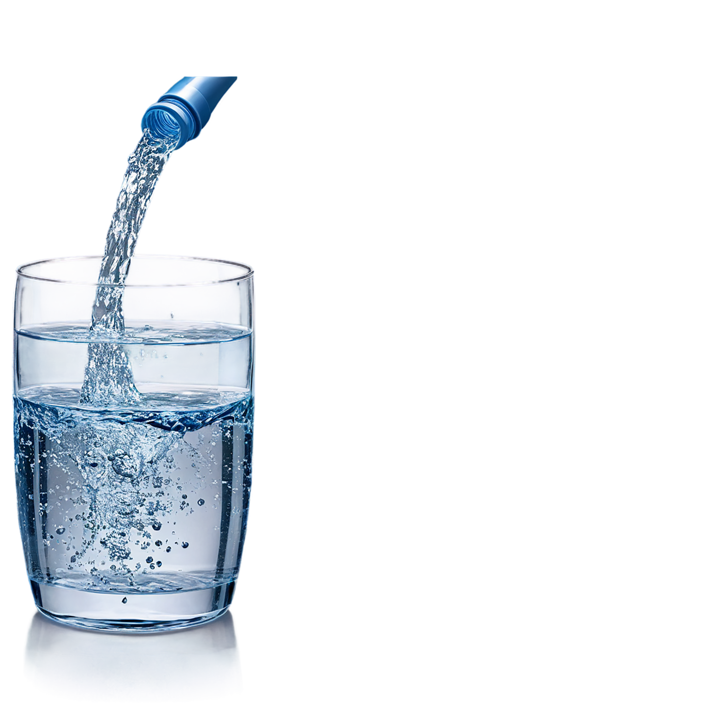 Glass of Water beverage isolated on transparent background #2522