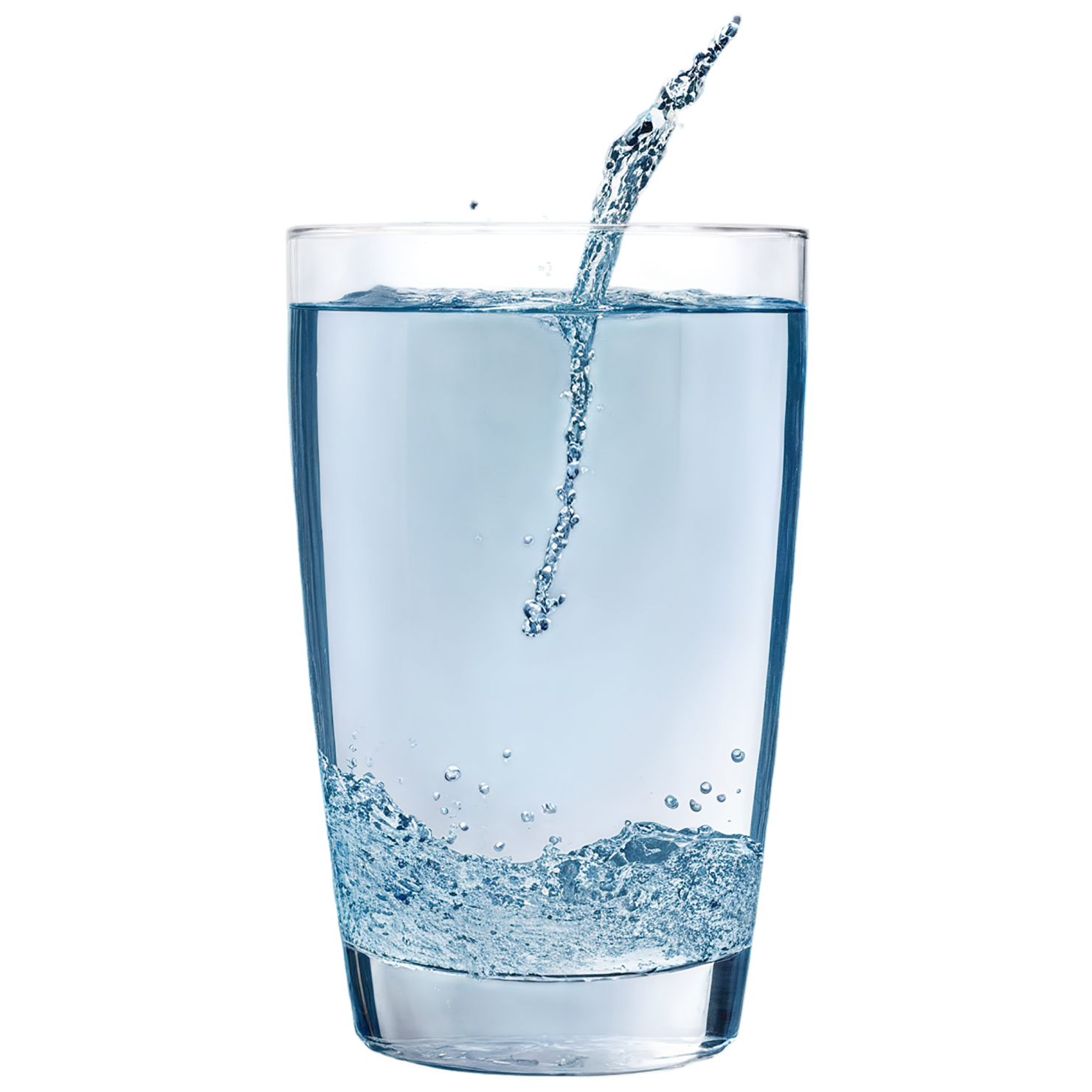 Glass of Water beverage isolated on transparent background #2523