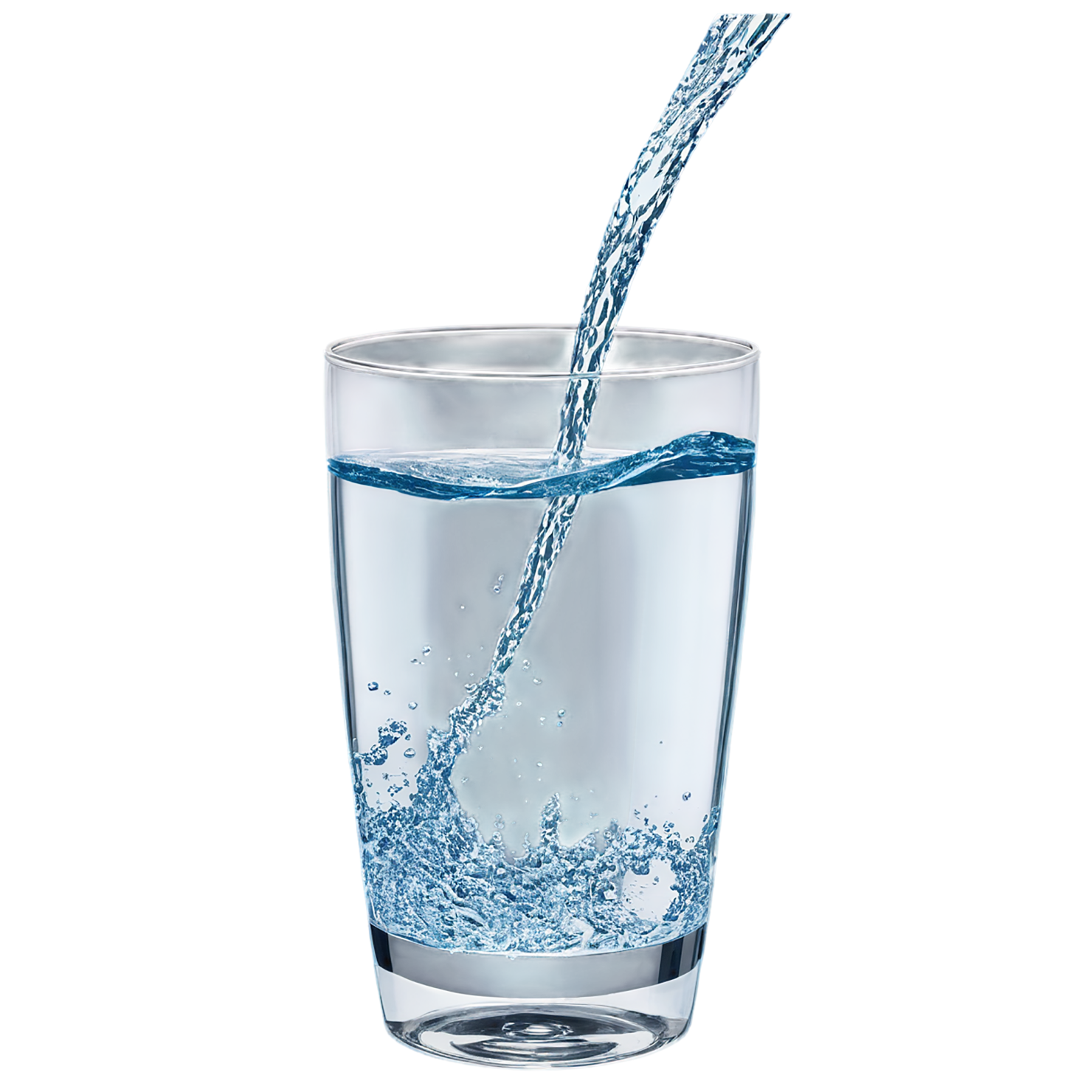Glass of Water beverage isolated on transparent background #2525