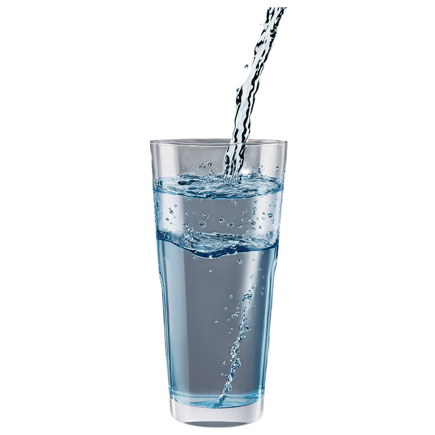 Glass of Water beverage isolated on transparent background #2527