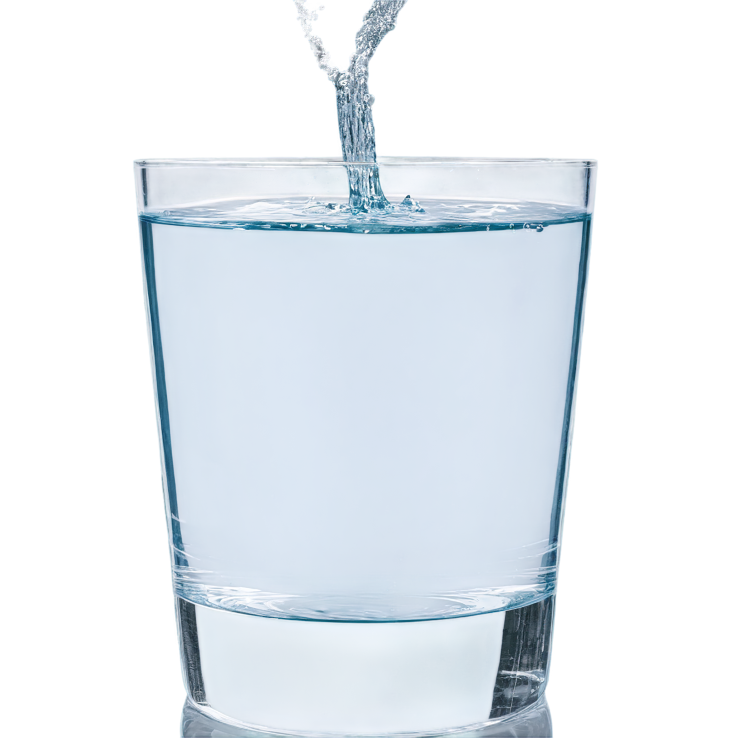 Glass of Water beverage isolated on transparent background #2530