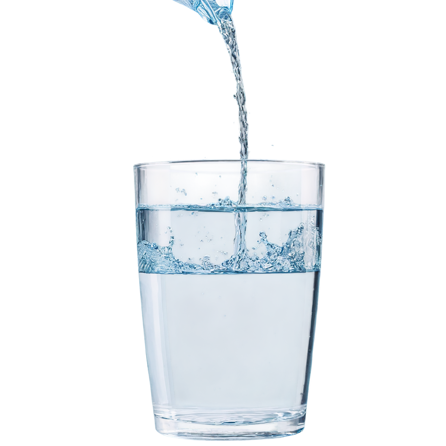 Glass of Water beverage isolated on transparent background #2531