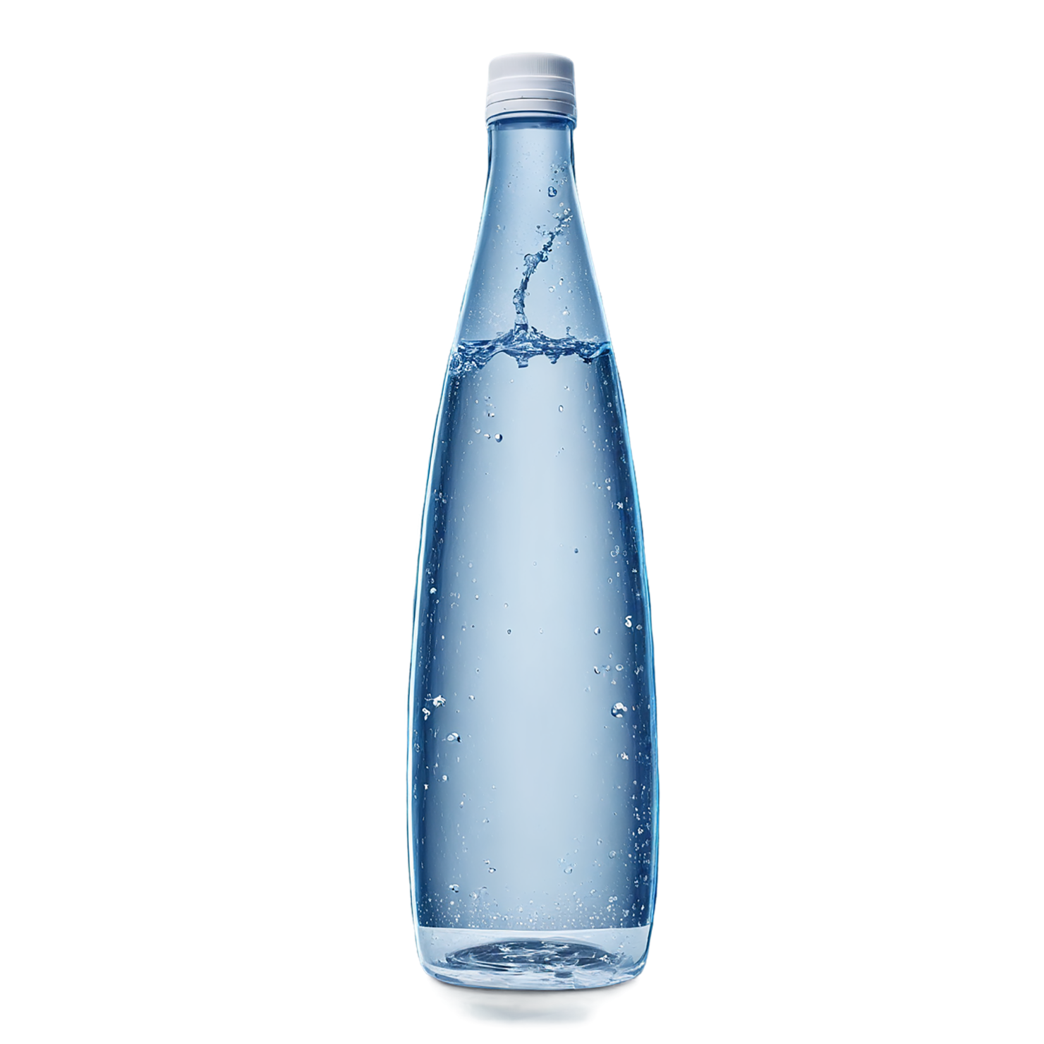 Glass bottle of Water beverage isolated on transparent background #2538