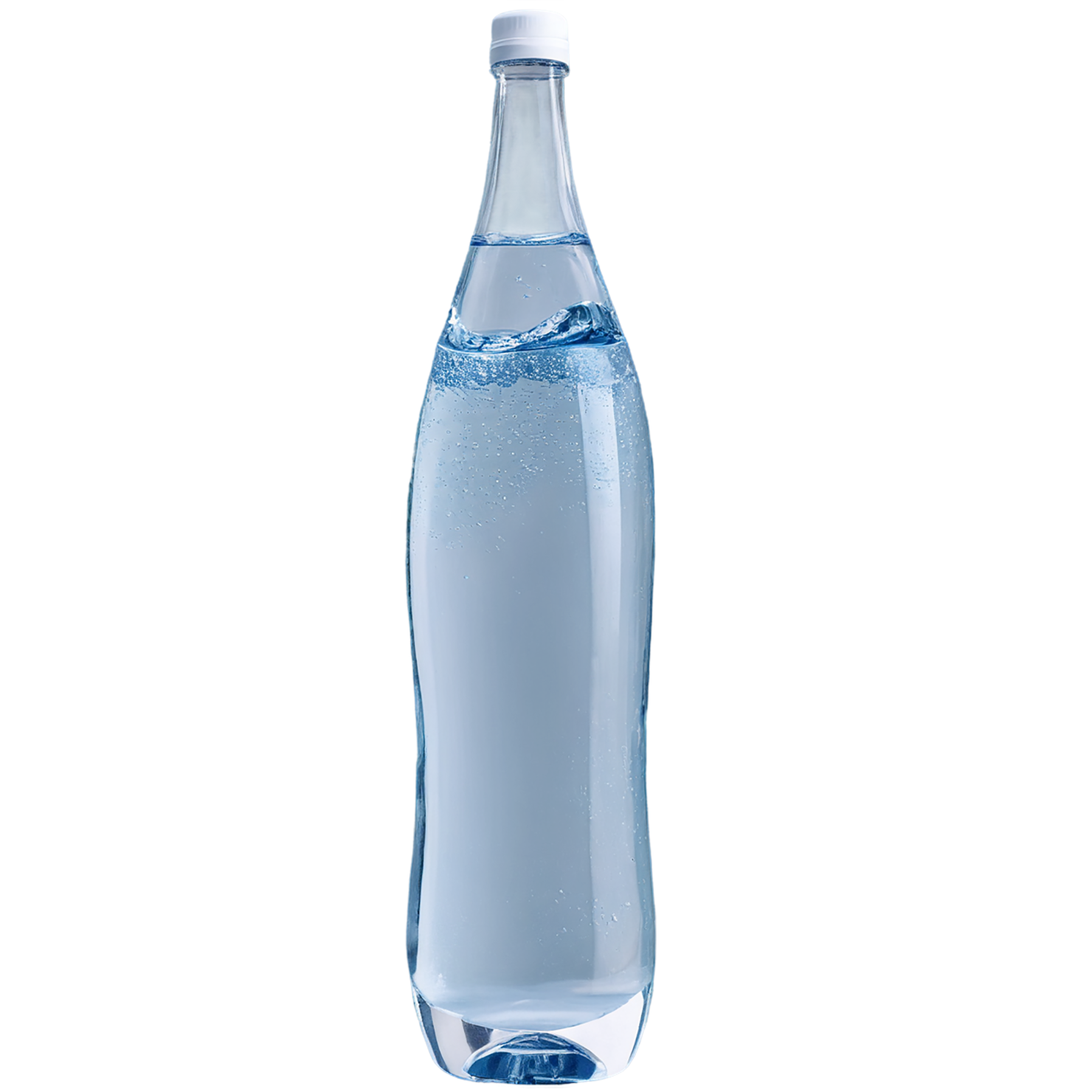 Glass bottle of Water beverage isolated on transparent background #2541