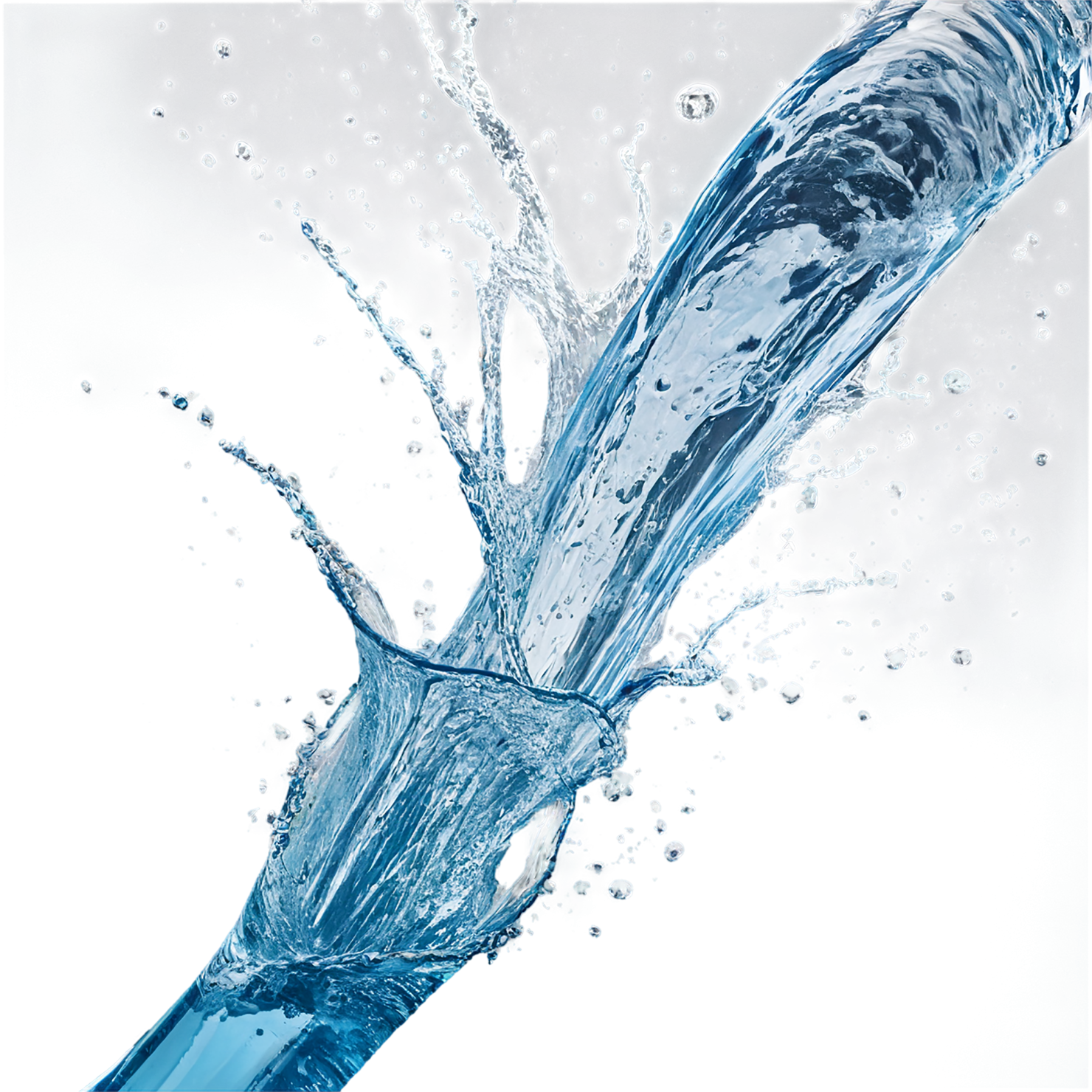 Water splash isolated on transparent background #2543