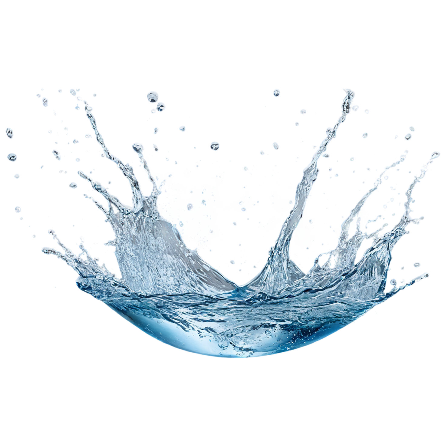 Water splash isolated on transparent background #2544