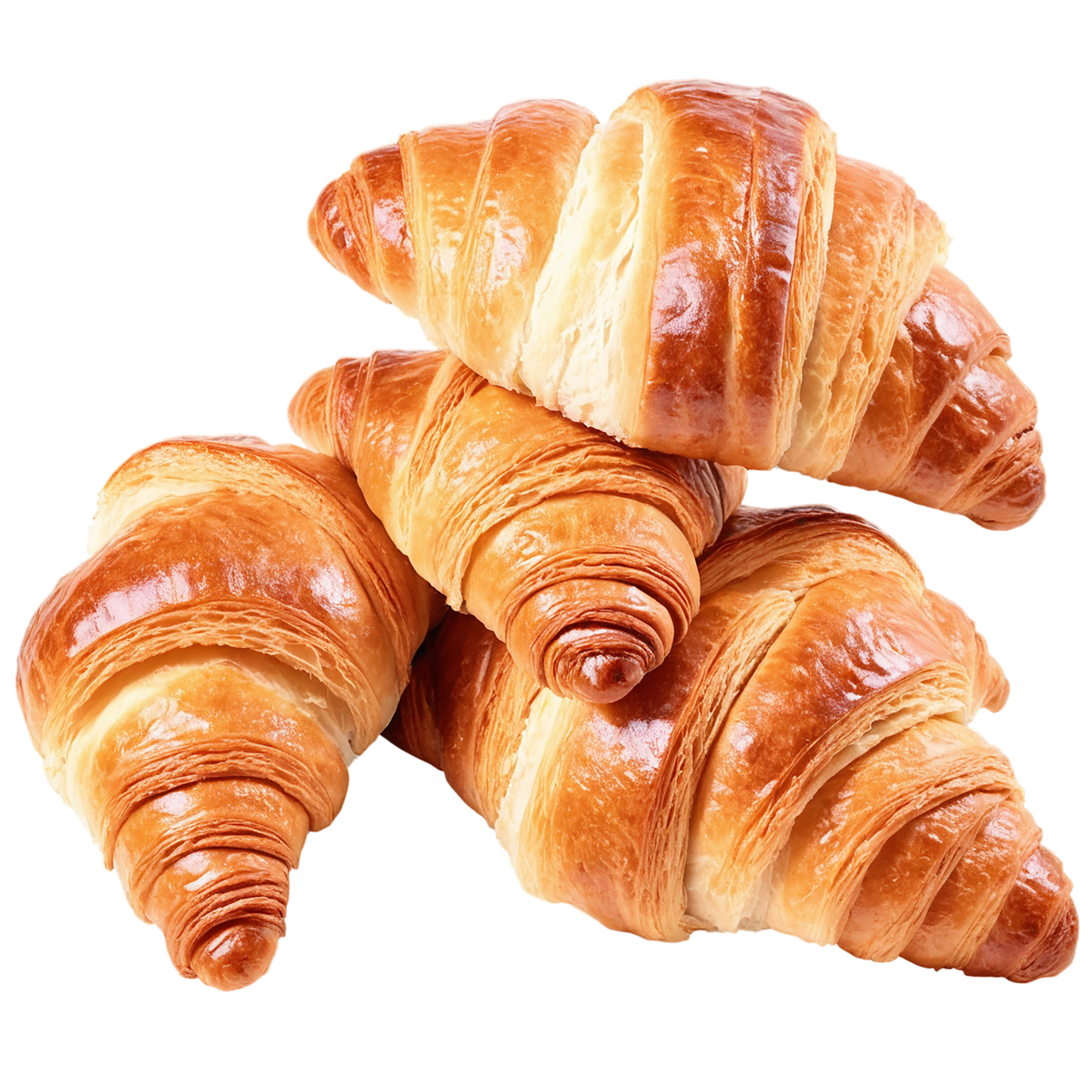 Croissants baked goods isolated on transparent background #2825