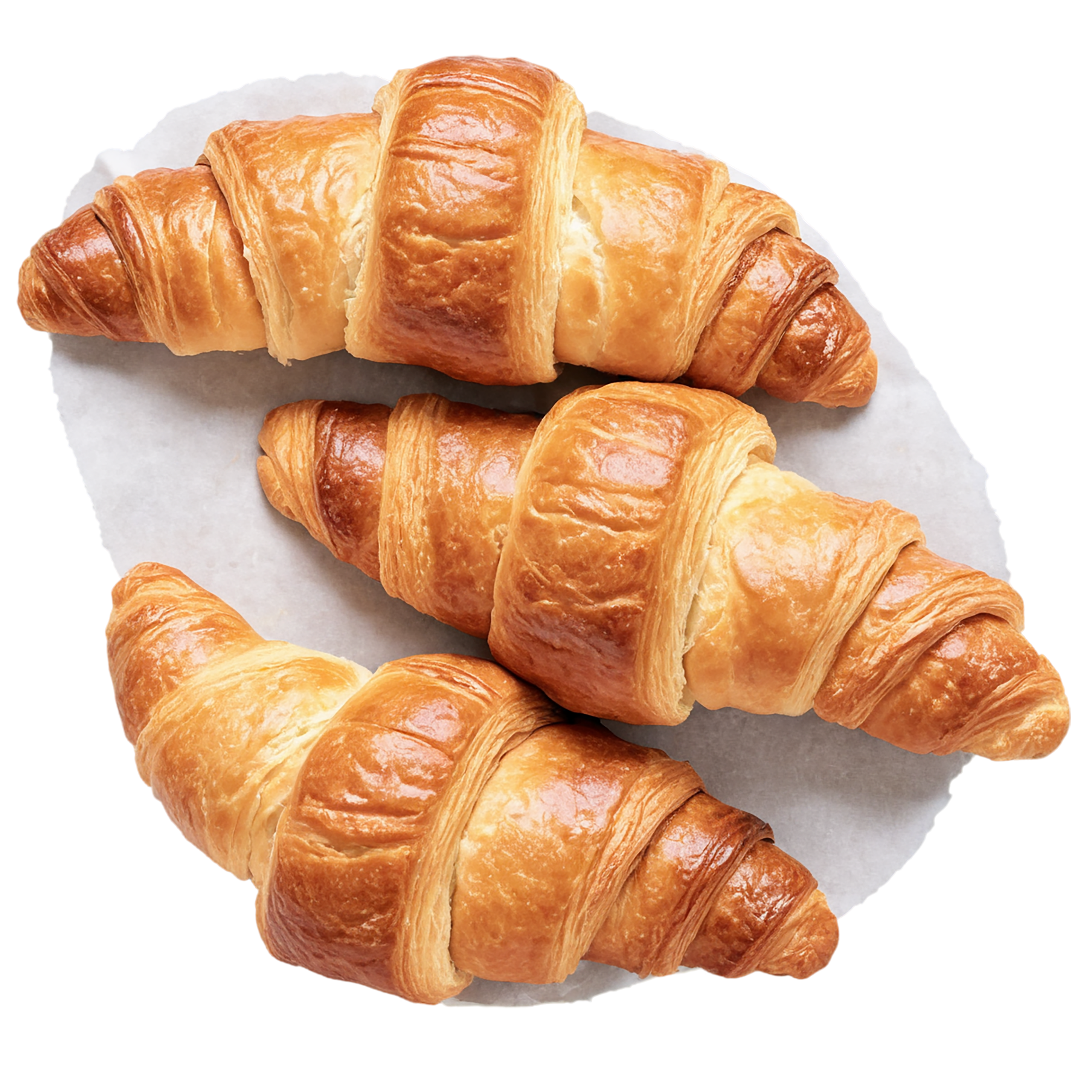 Croissants baked goods isolated on transparent background #2840