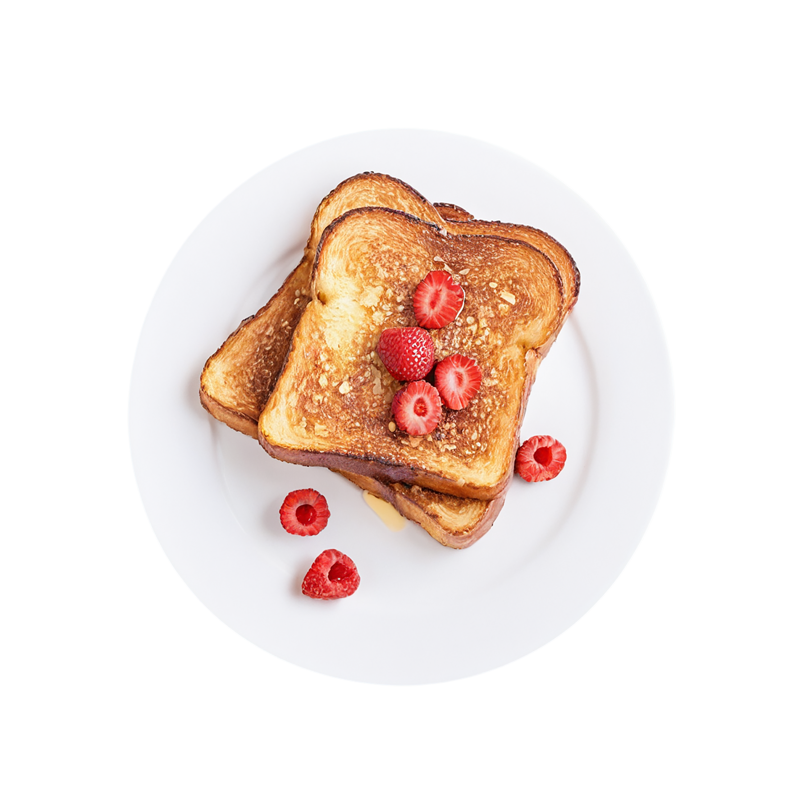 French toast breakfast foods isolated on transparent background #3406