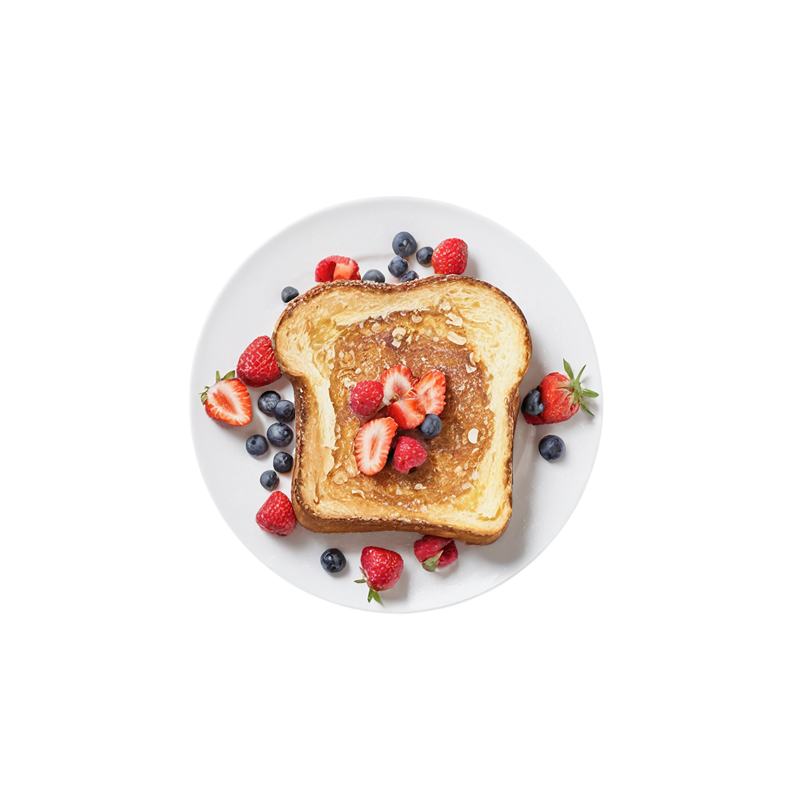 French toast breakfast foods isolated on transparent background #3408
