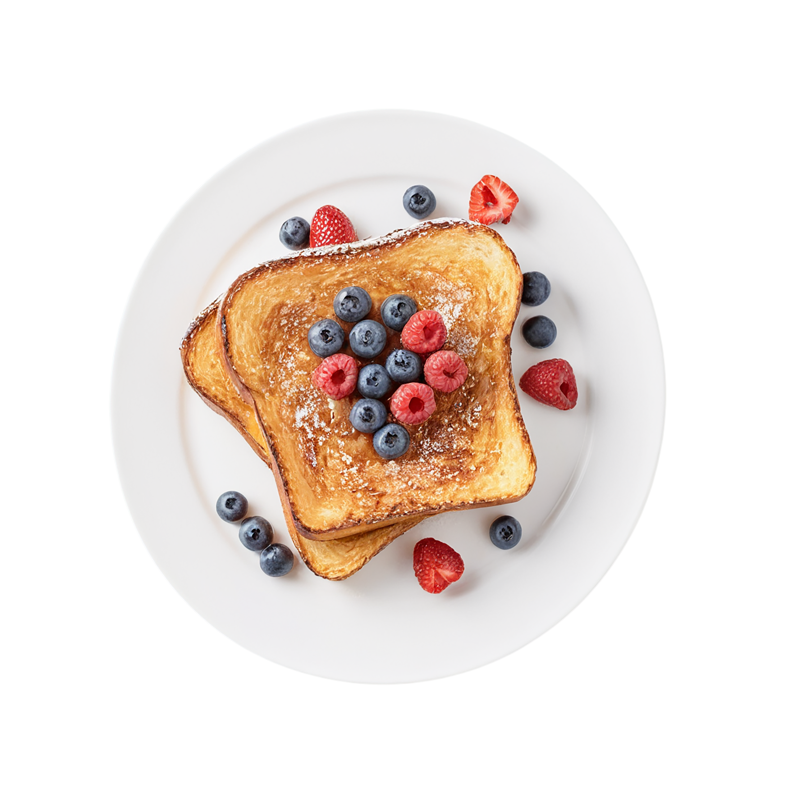French toast breakfast foods isolated on transparent background #3427