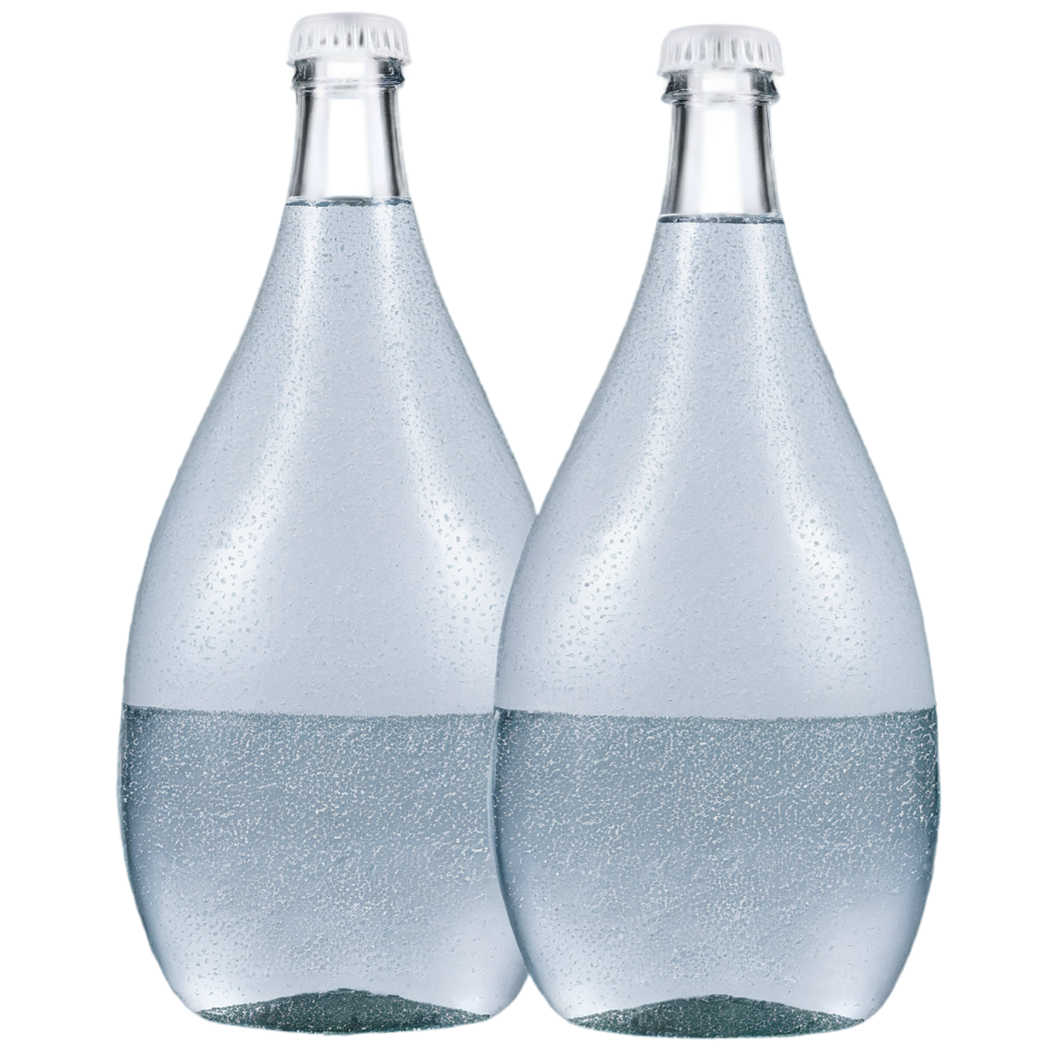 Bottle of Sparkling water beverage isolated on transparent background #2570