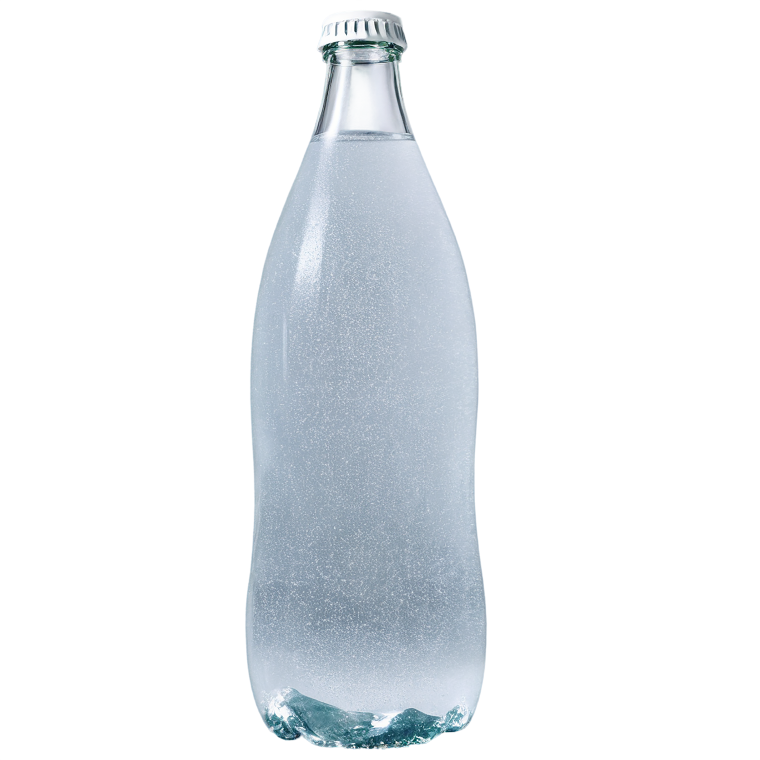 Bottle of Sparkling water beverage isolated on transparent background #2571