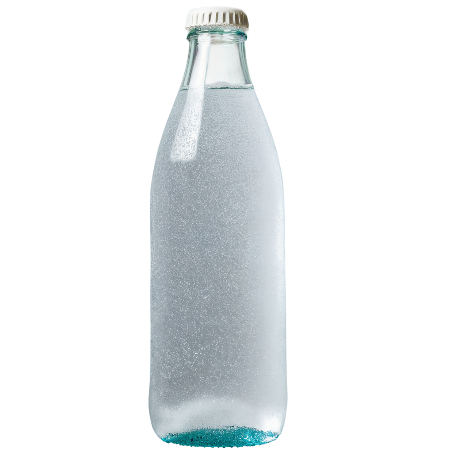 Bottle of Sparkling water beverage isolated on transparent background #2572