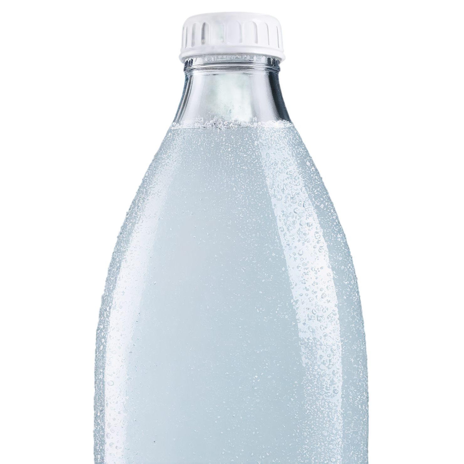 Bottle of Sparkling water beverage isolated on transparent background #2574