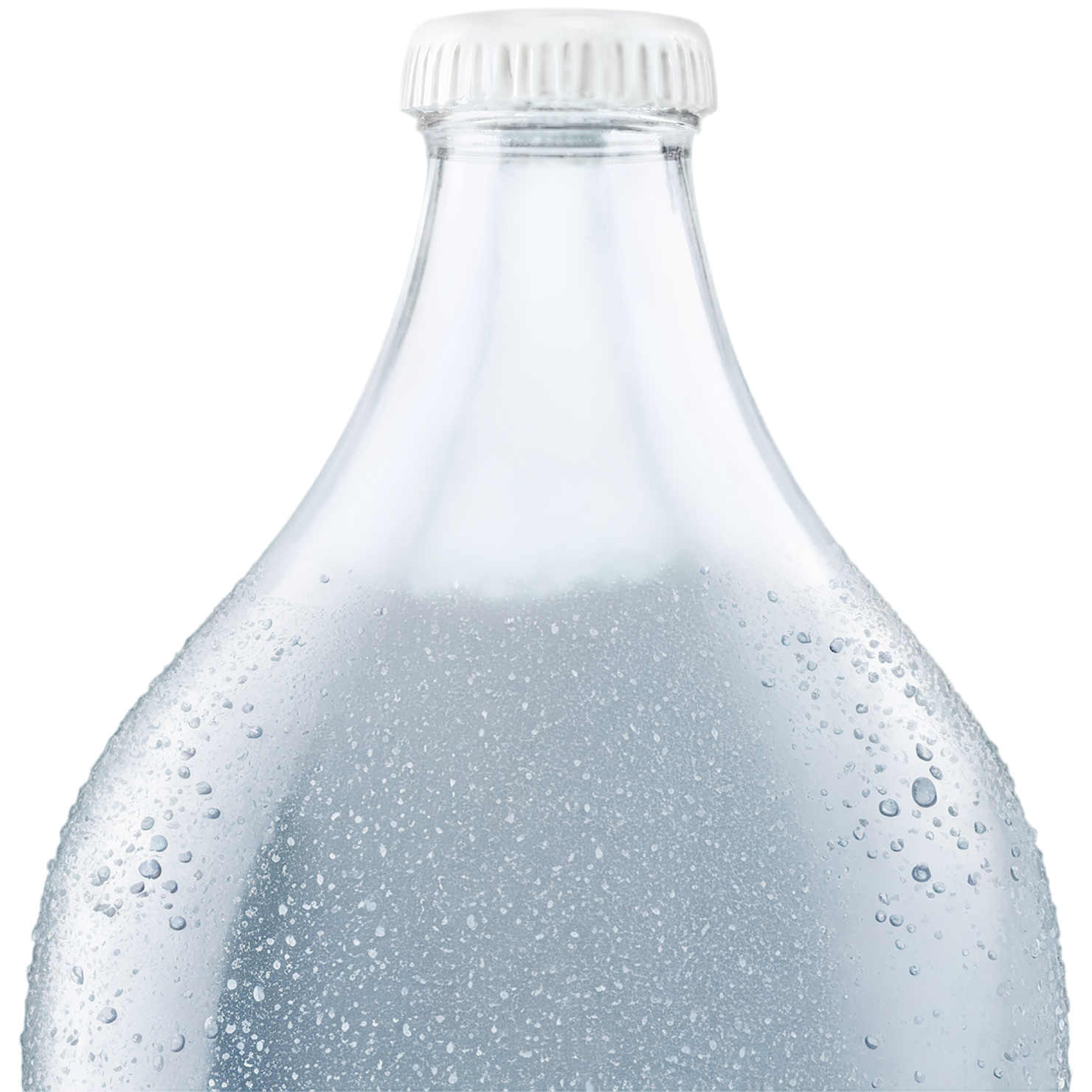 Bottle of Sparkling water beverage isolated on transparent background #2576