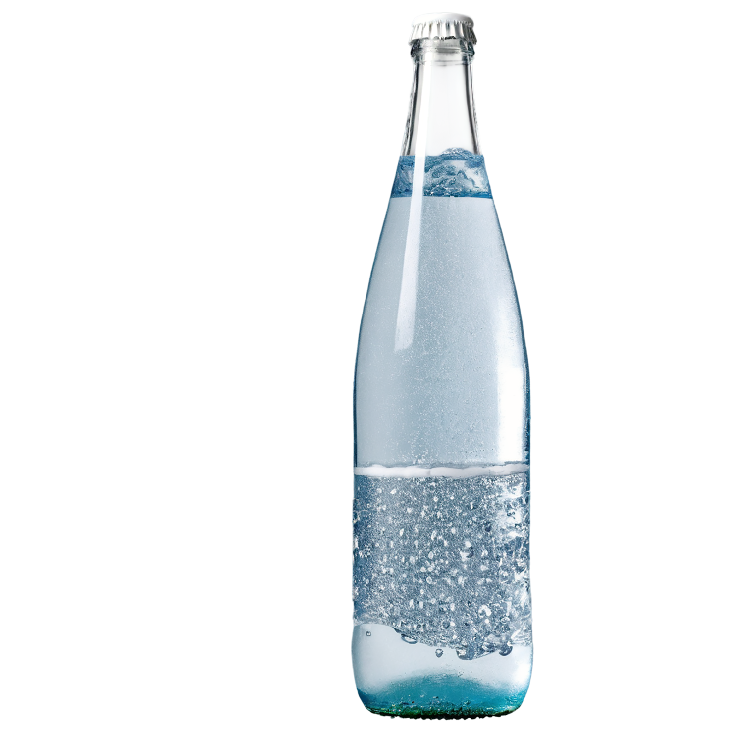 Bottle of Sparkling water beverage isolated on transparent background #2581