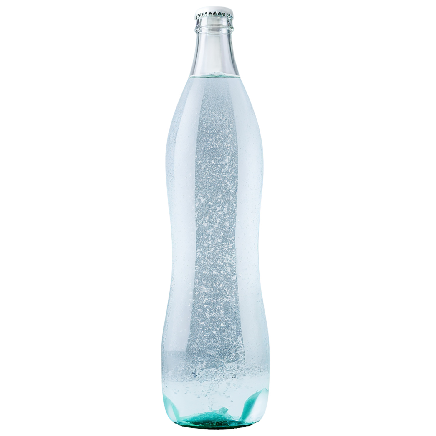 Bottle of Sparkling water beverage isolated on transparent background #2583