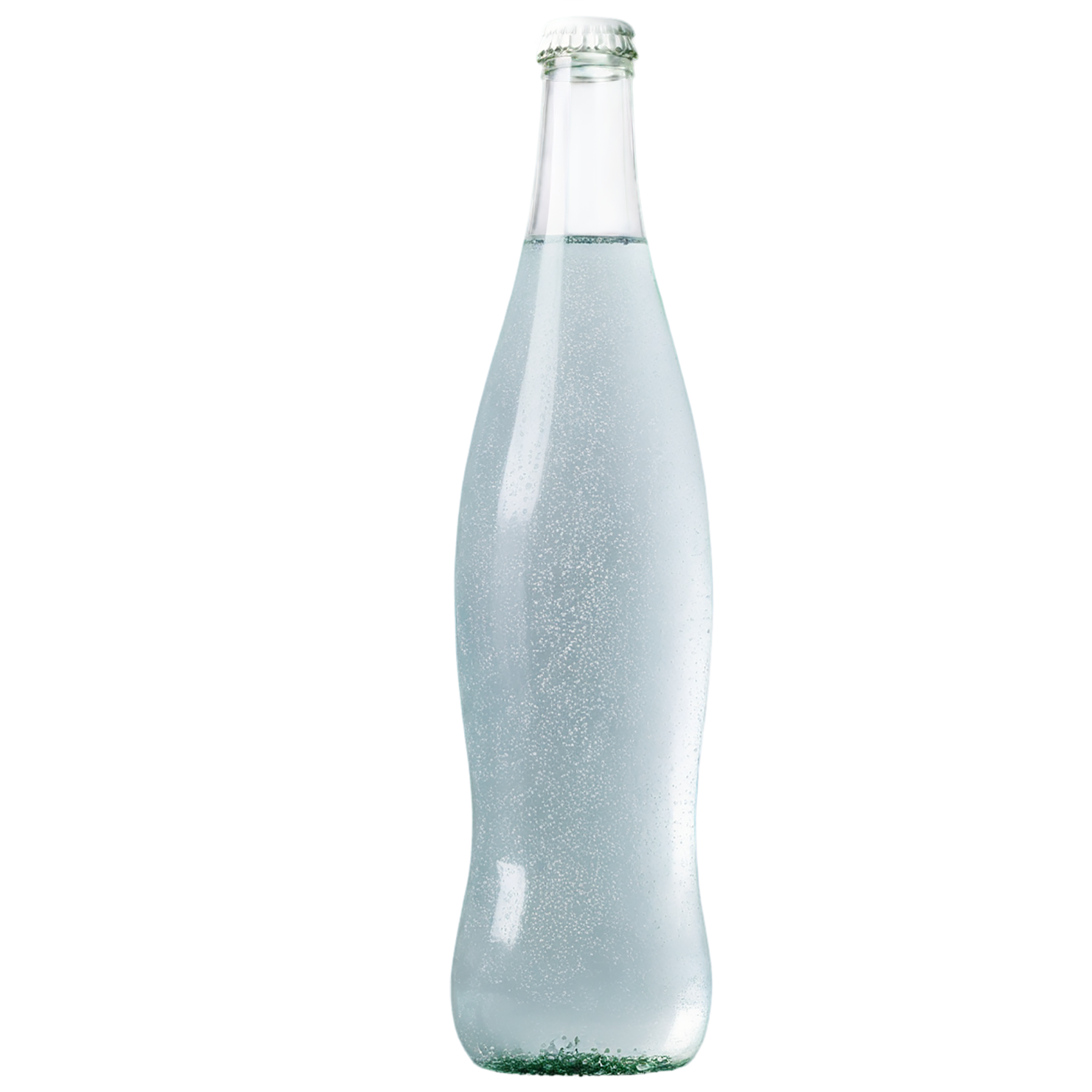 Bottle of Sparkling water beverage isolated on transparent background #2584