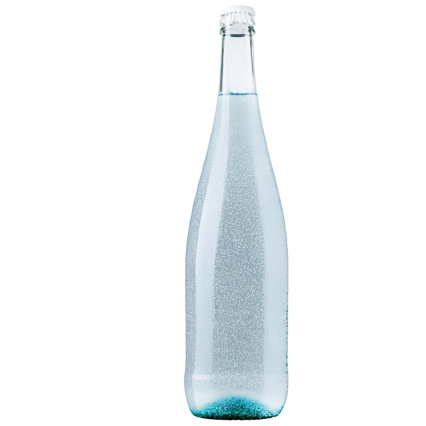 Bottle of Sparkling water beverage isolated on transparent background #2585