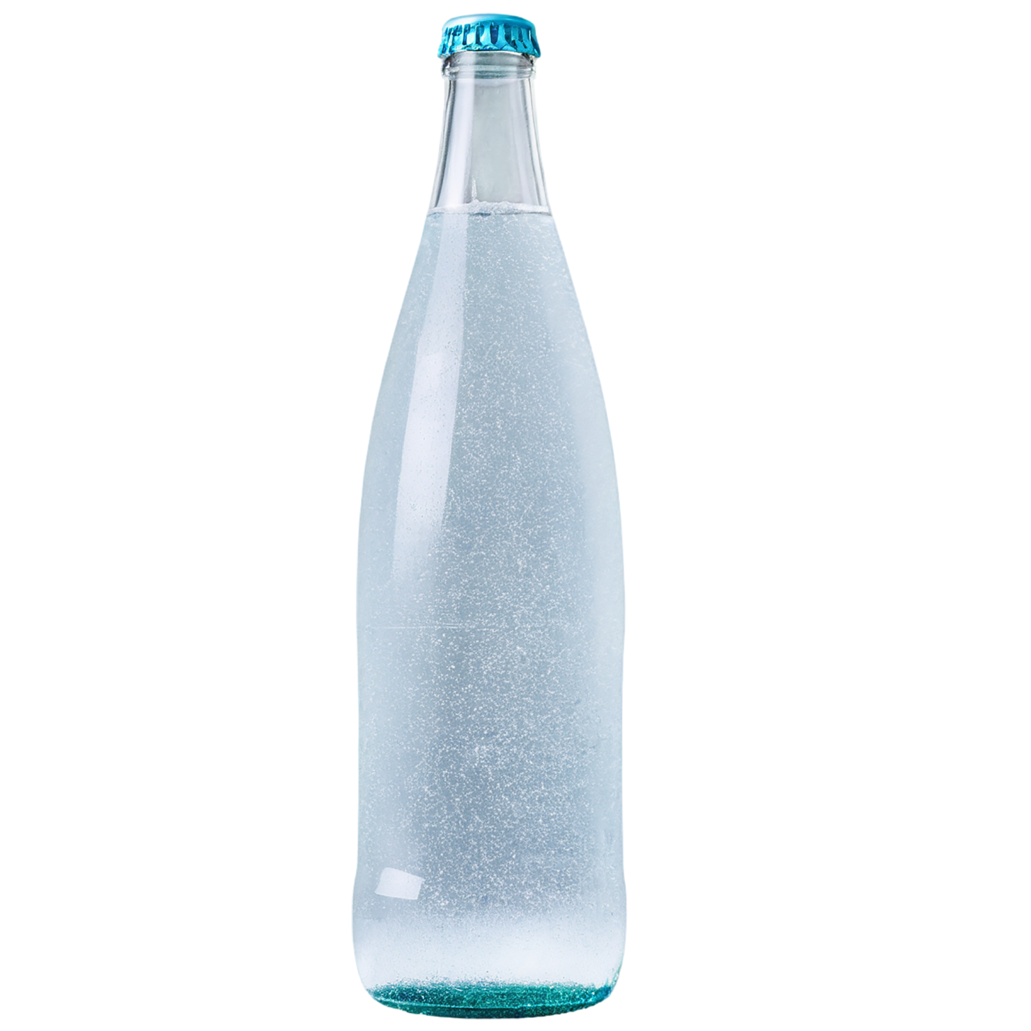 Bottle of Sparkling water beverage isolated on transparent background #2587