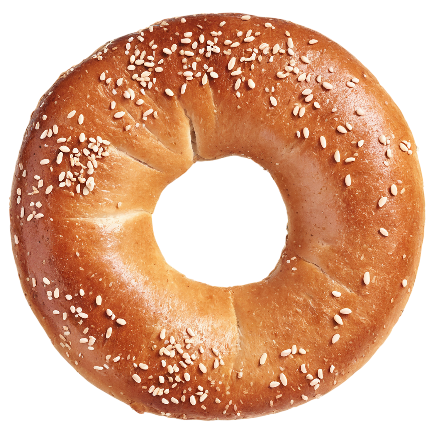 Bagels with sesame seeds baked goods isolated on transparent background #2609