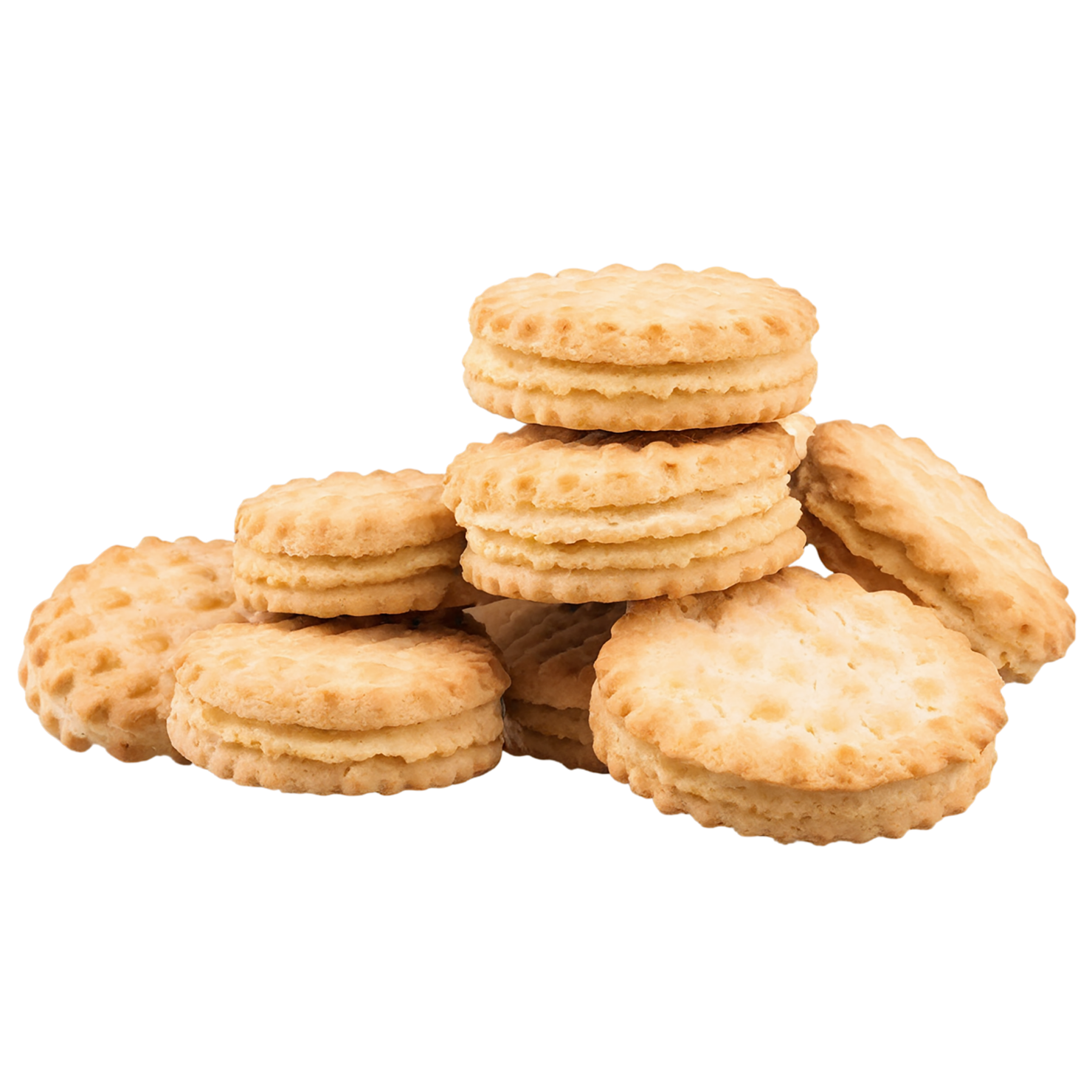 Biscuits baked goods isolated on transparent background #2626