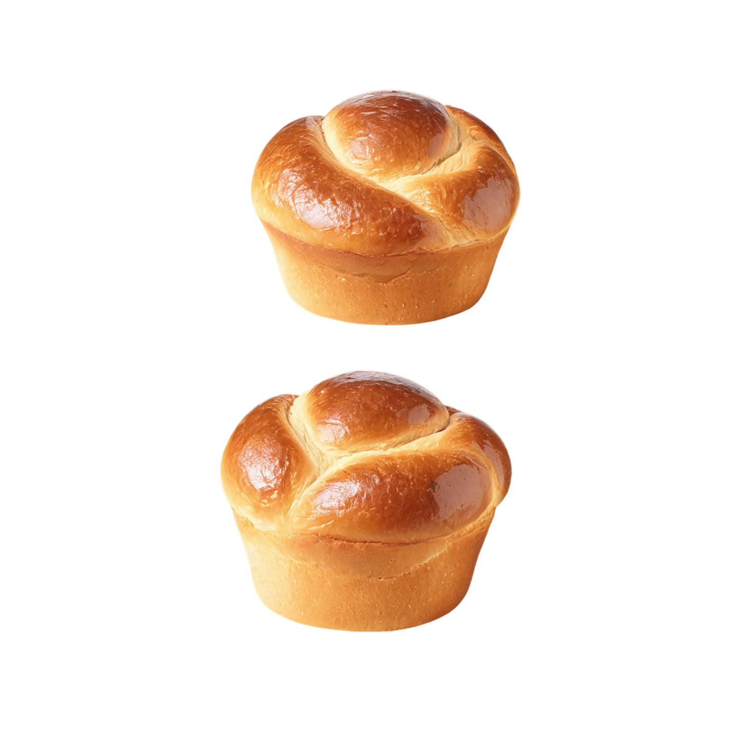 Brioche baked goods isolated on transparent background #2695
