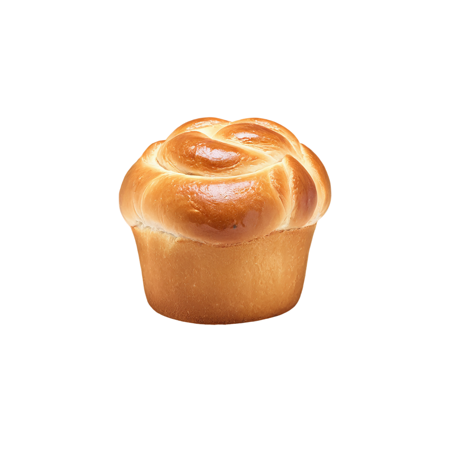 Brioche baked goods isolated on transparent background #2701