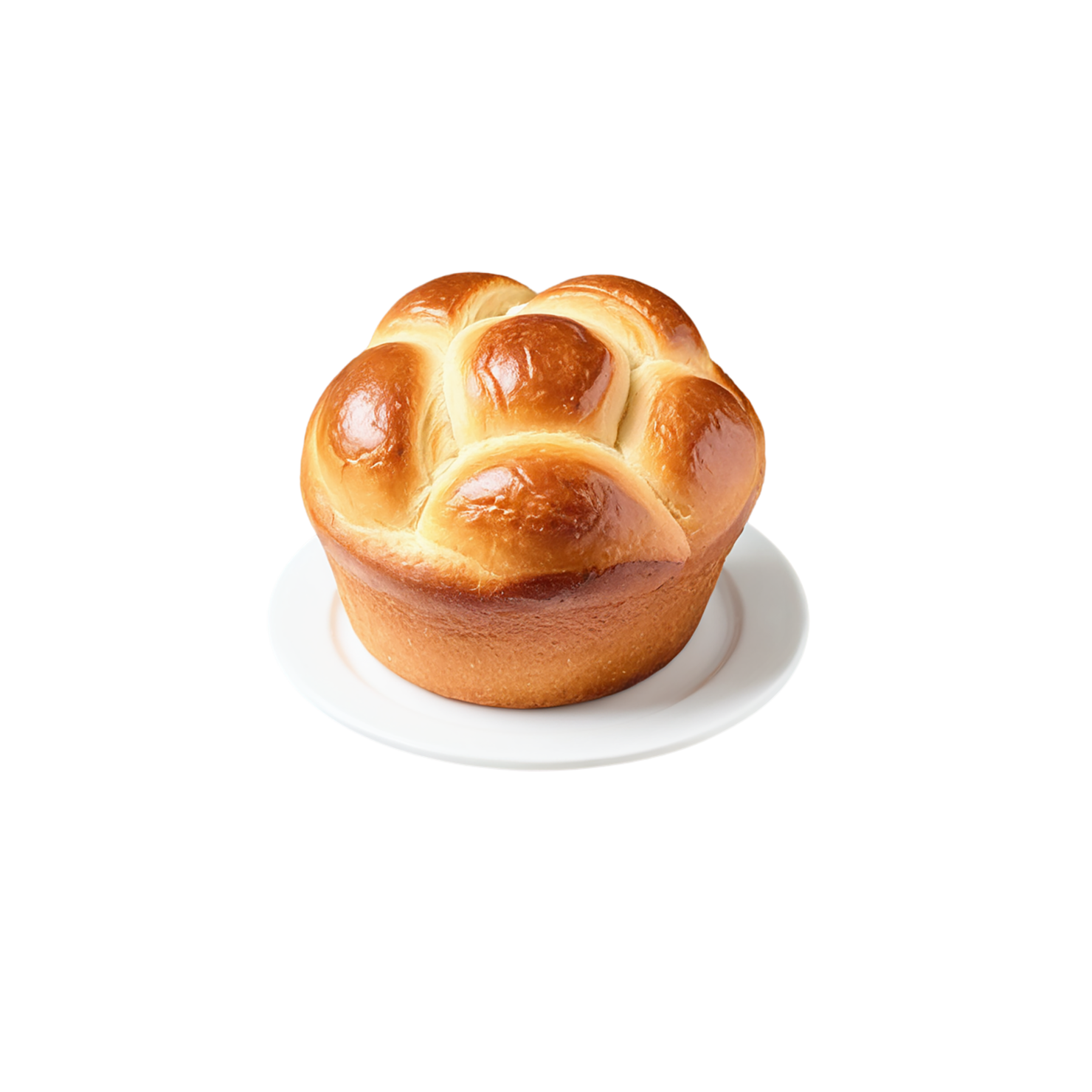 Brioche baked goods isolated on transparent background #2702