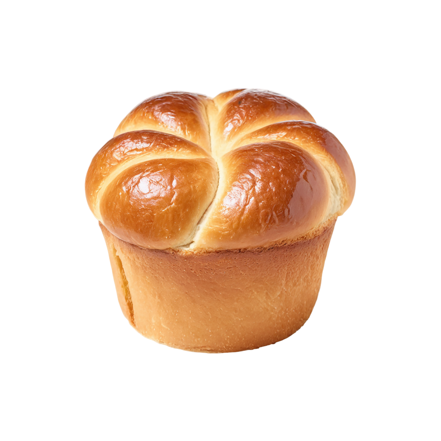 Brioche baked goods isolated on transparent background #2704