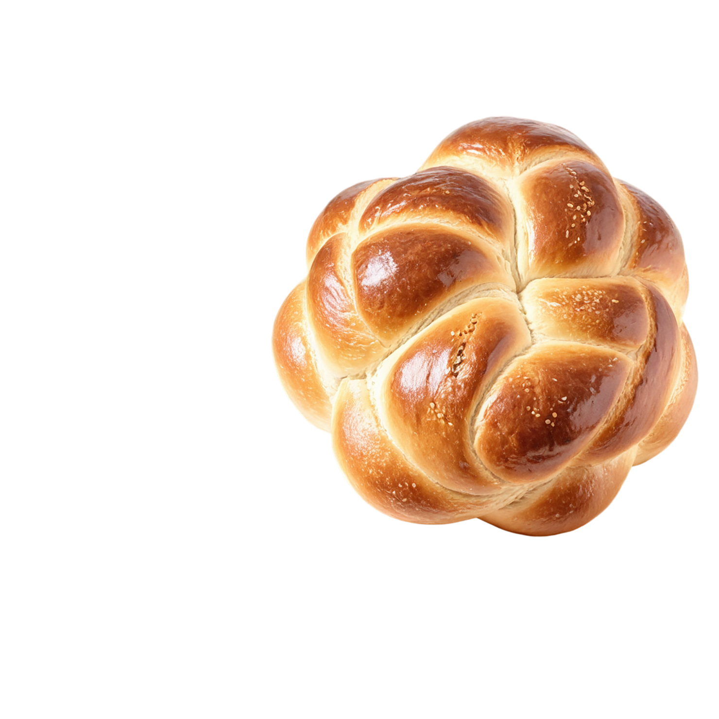 Challah bread baked goods isolated on transparent background #2728
