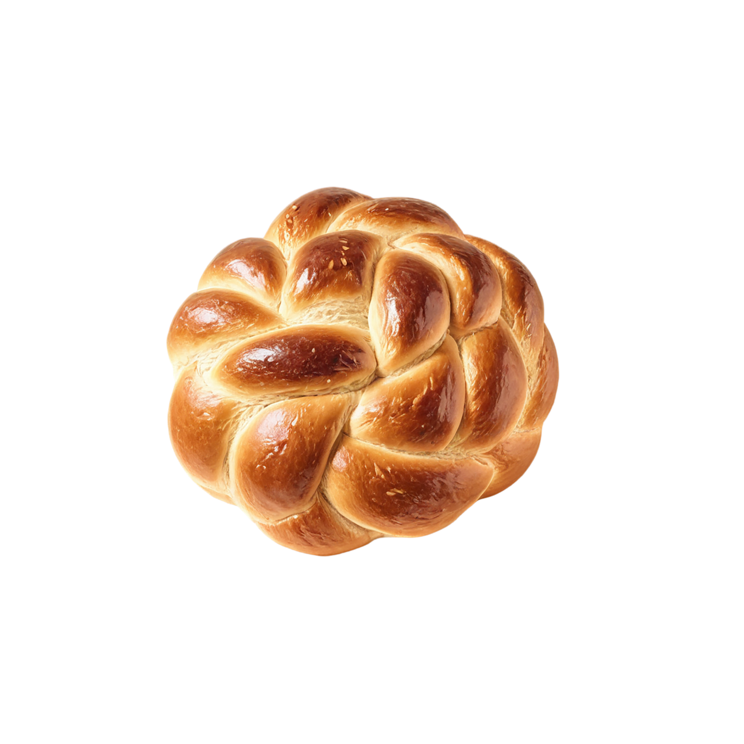 Challah bread baked goods isolated on transparent background #2740