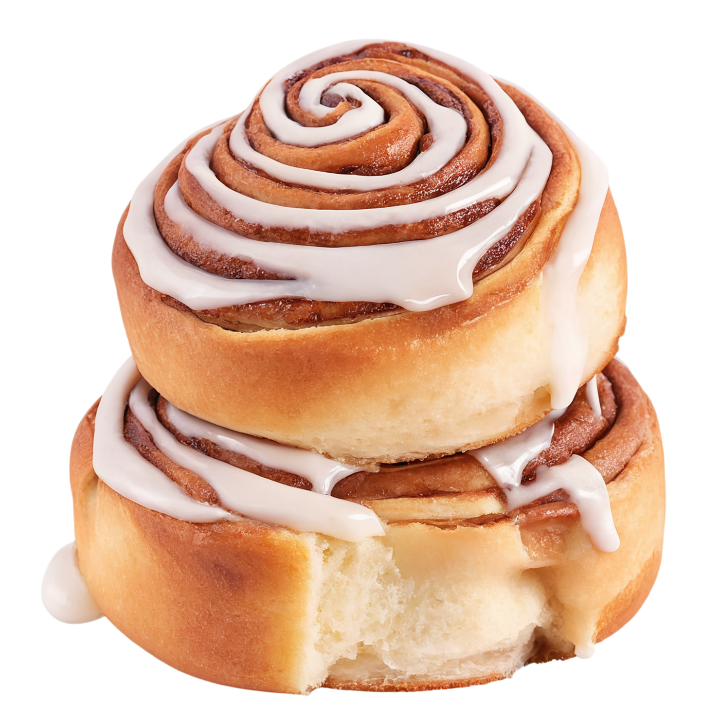 Cinnamon rolls baked goods isolated on transparent background #2757