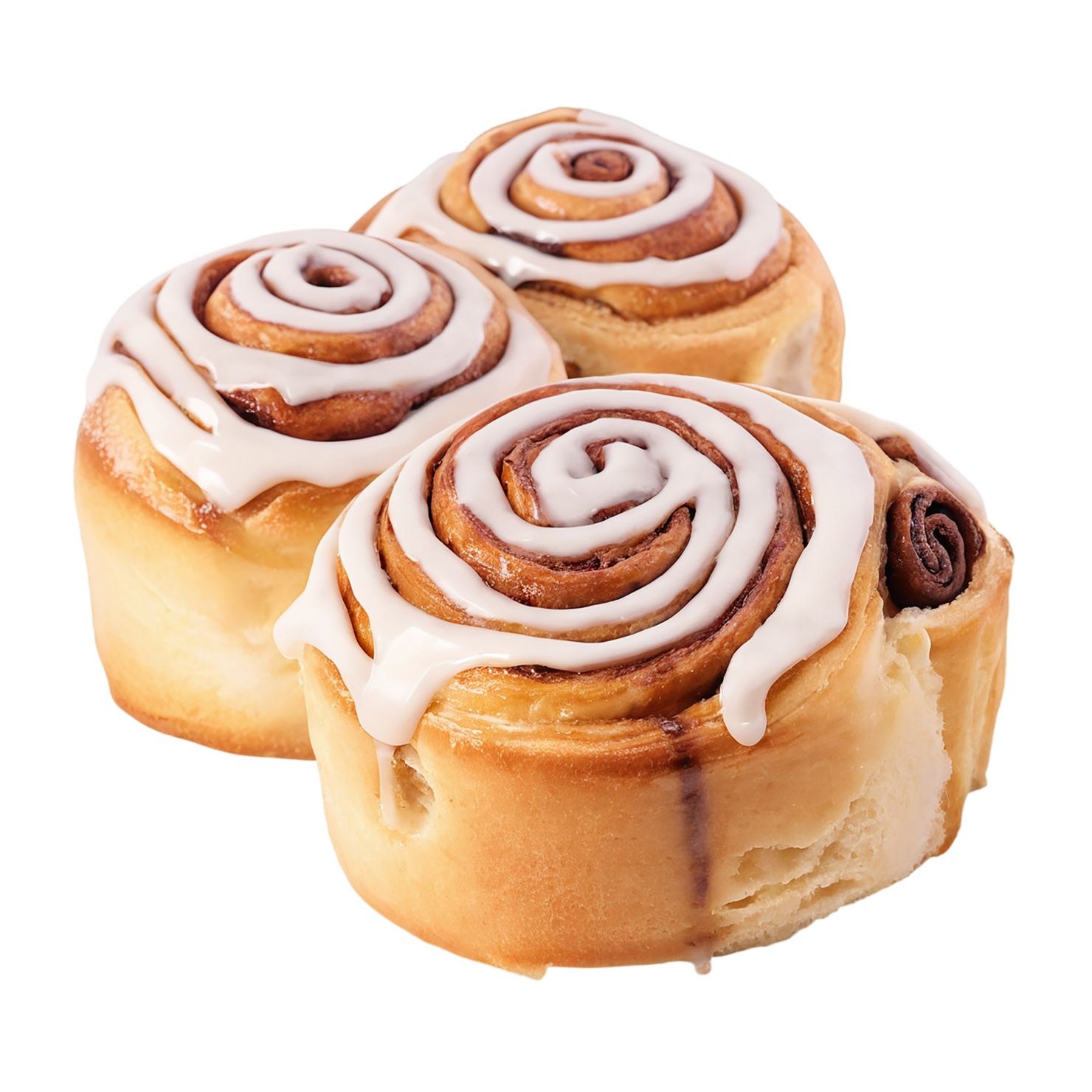 Cinnamon rolls baked goods isolated on transparent background #2760