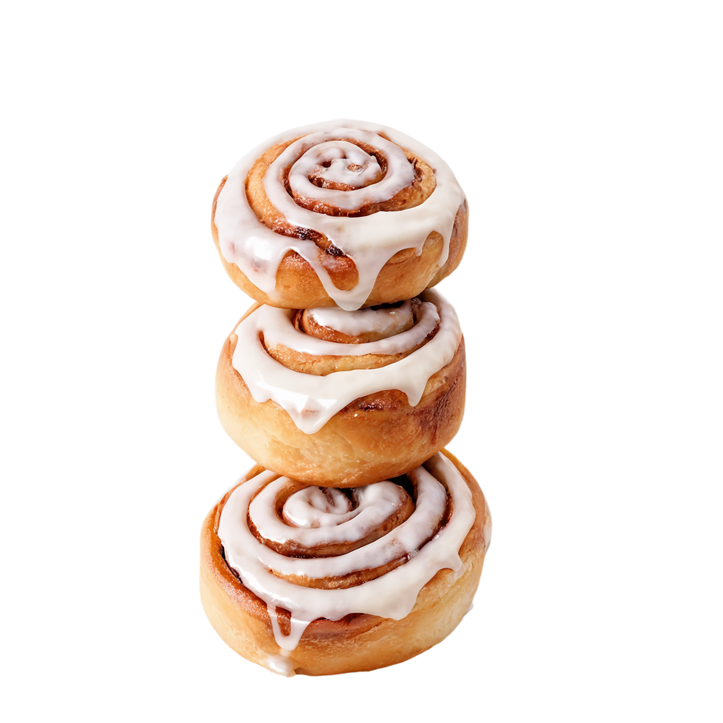 Cinnamon rolls baked goods isolated on transparent background #2775