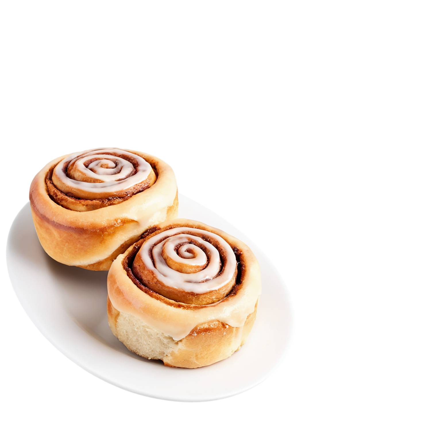 Cinnamon rolls baked goods isolated on transparent background #2782