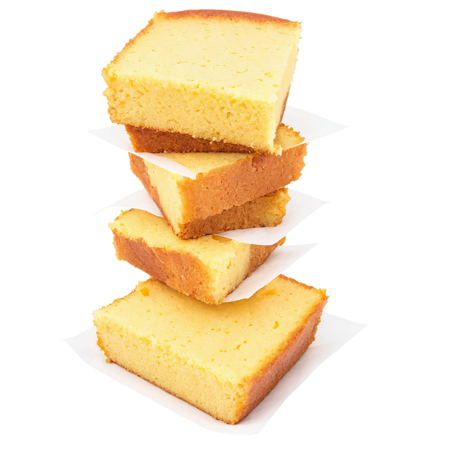 Cornbread baked goods isolated on transparent background #2784