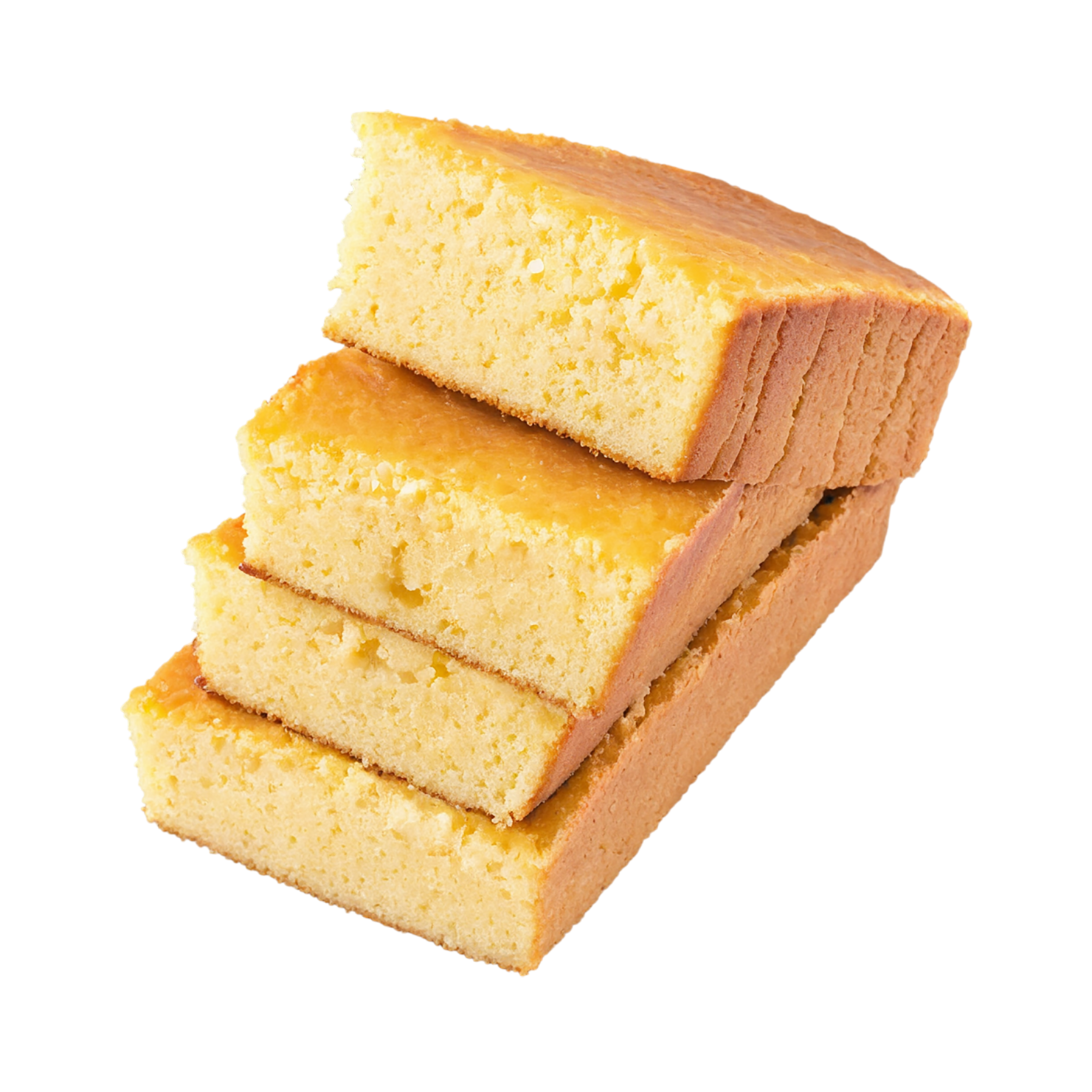Cornbread baked goods isolated on transparent background #2787