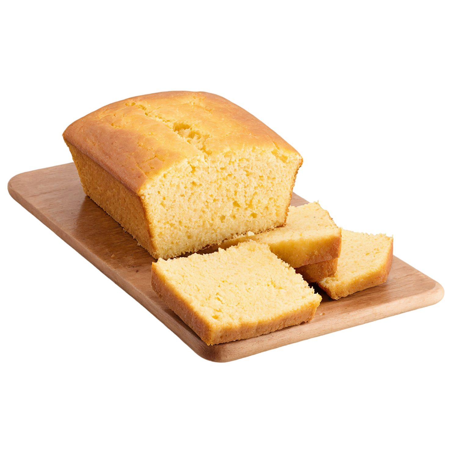 Cornbread baked goods isolated on transparent background #2798