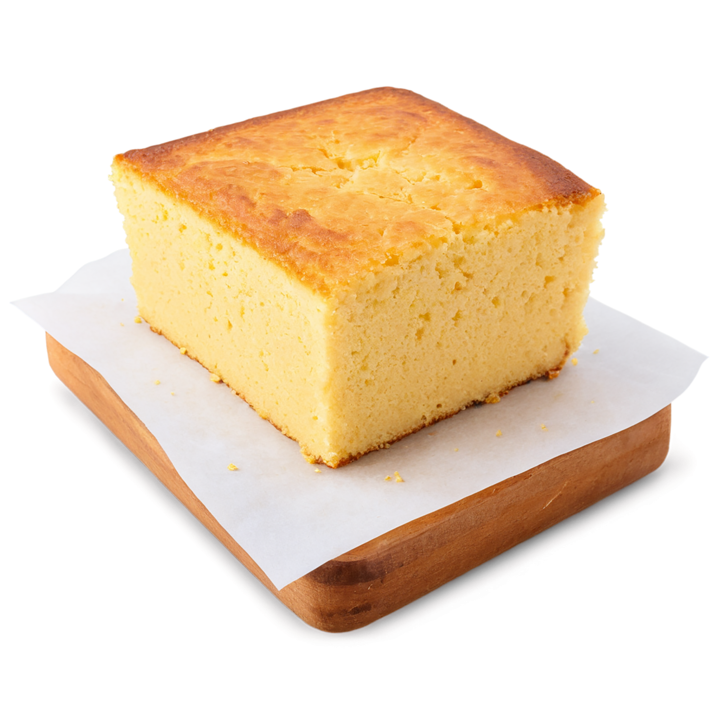 Cornbread baked goods isolated on transparent background #2802