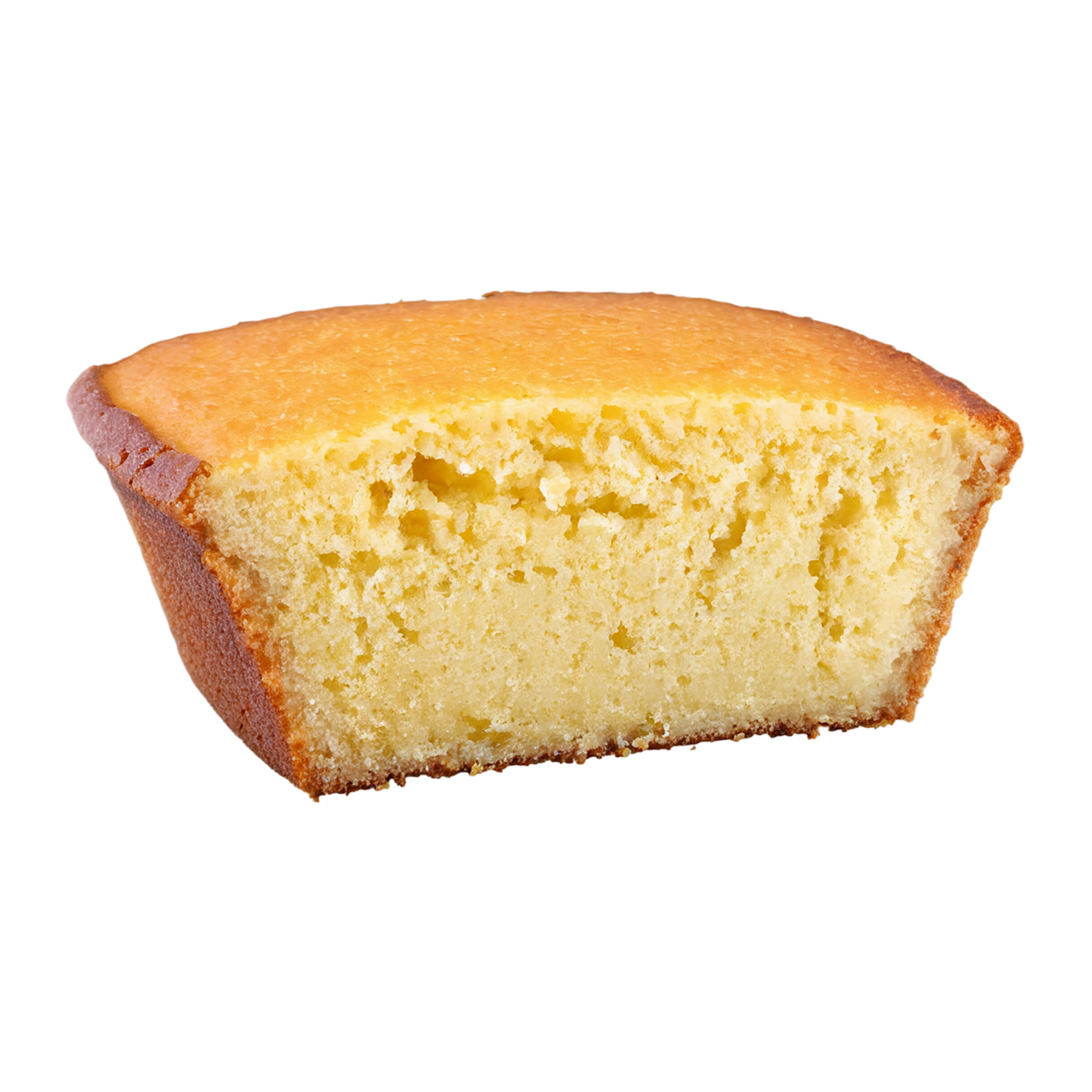 Cornbread baked goods isolated on transparent background #2804