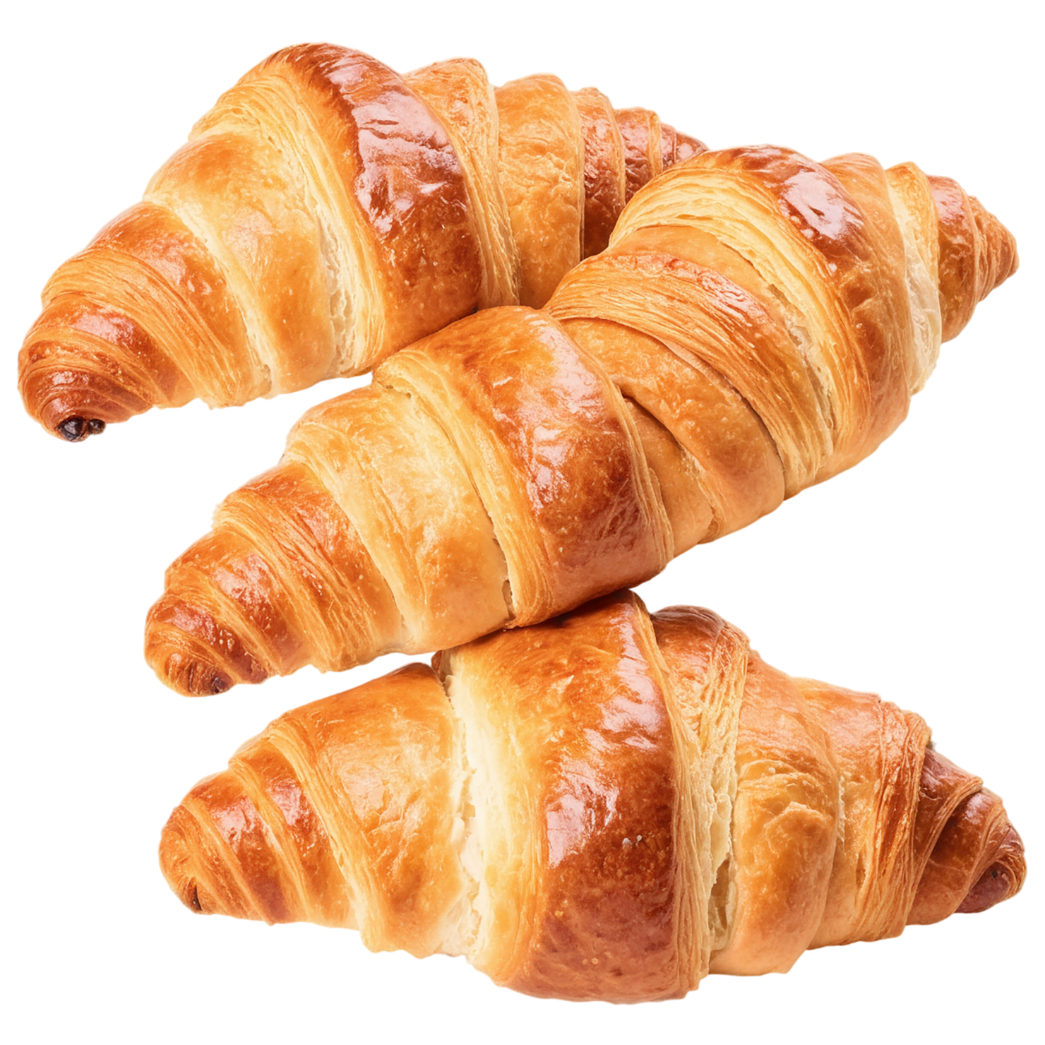 Croissants baked goods isolated on transparent background #2815