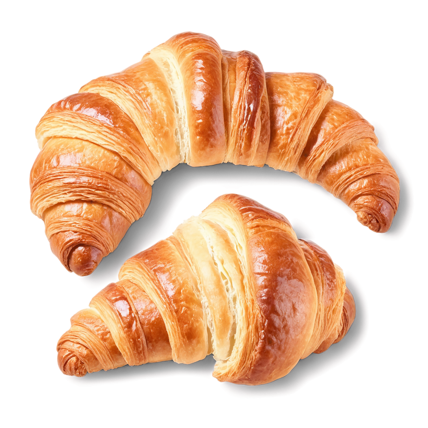 Croissants baked goods isolated on transparent background #2817