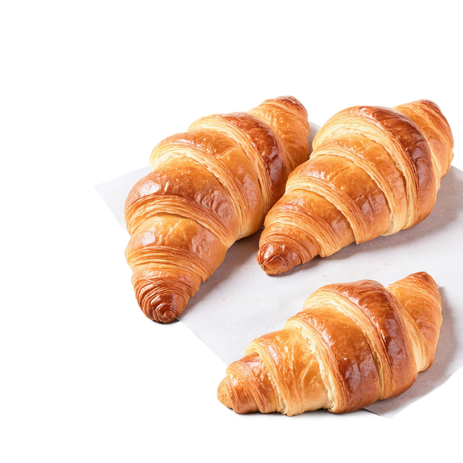Croissants baked goods isolated on transparent background #2820