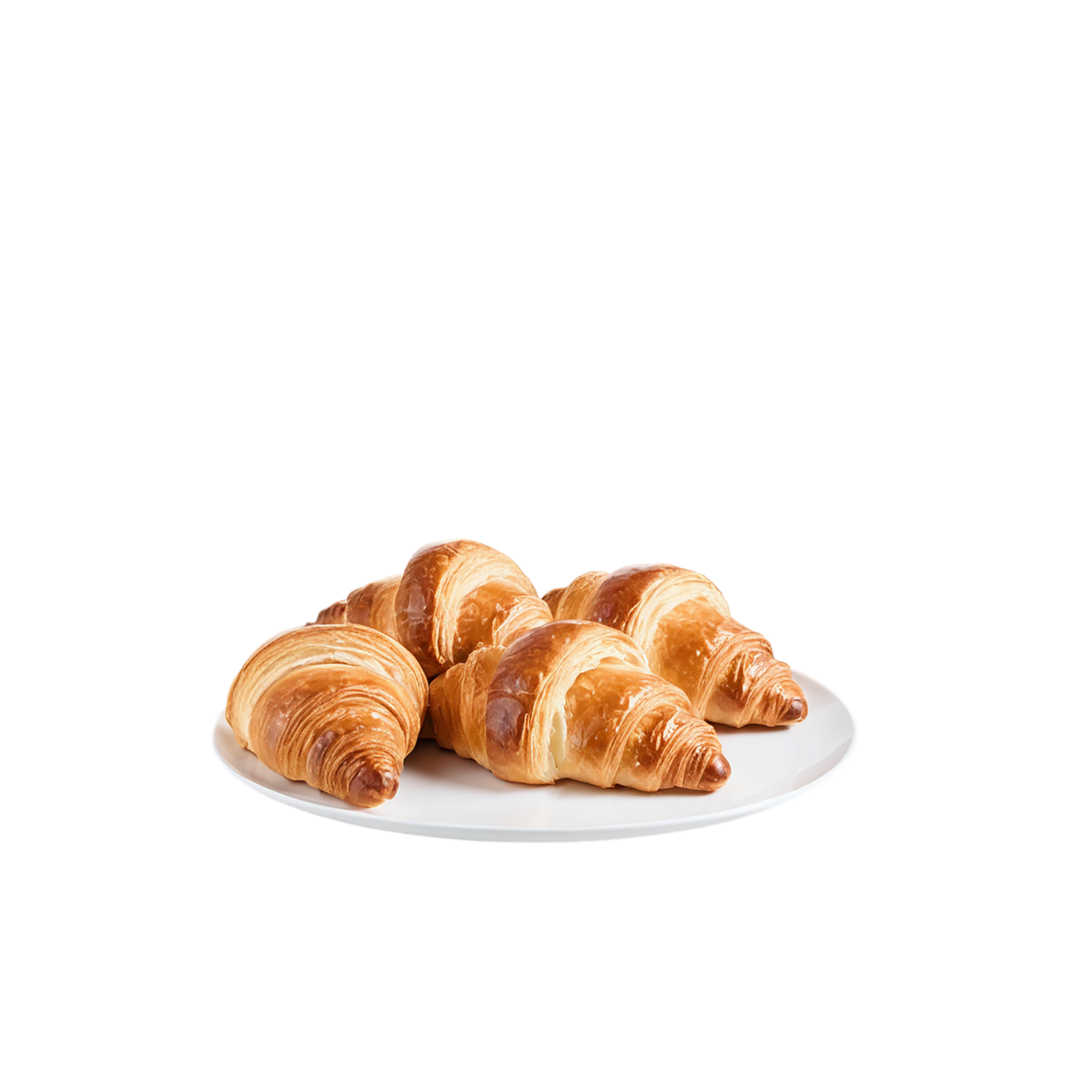 Croissants baked goods isolated on transparent background #2824
